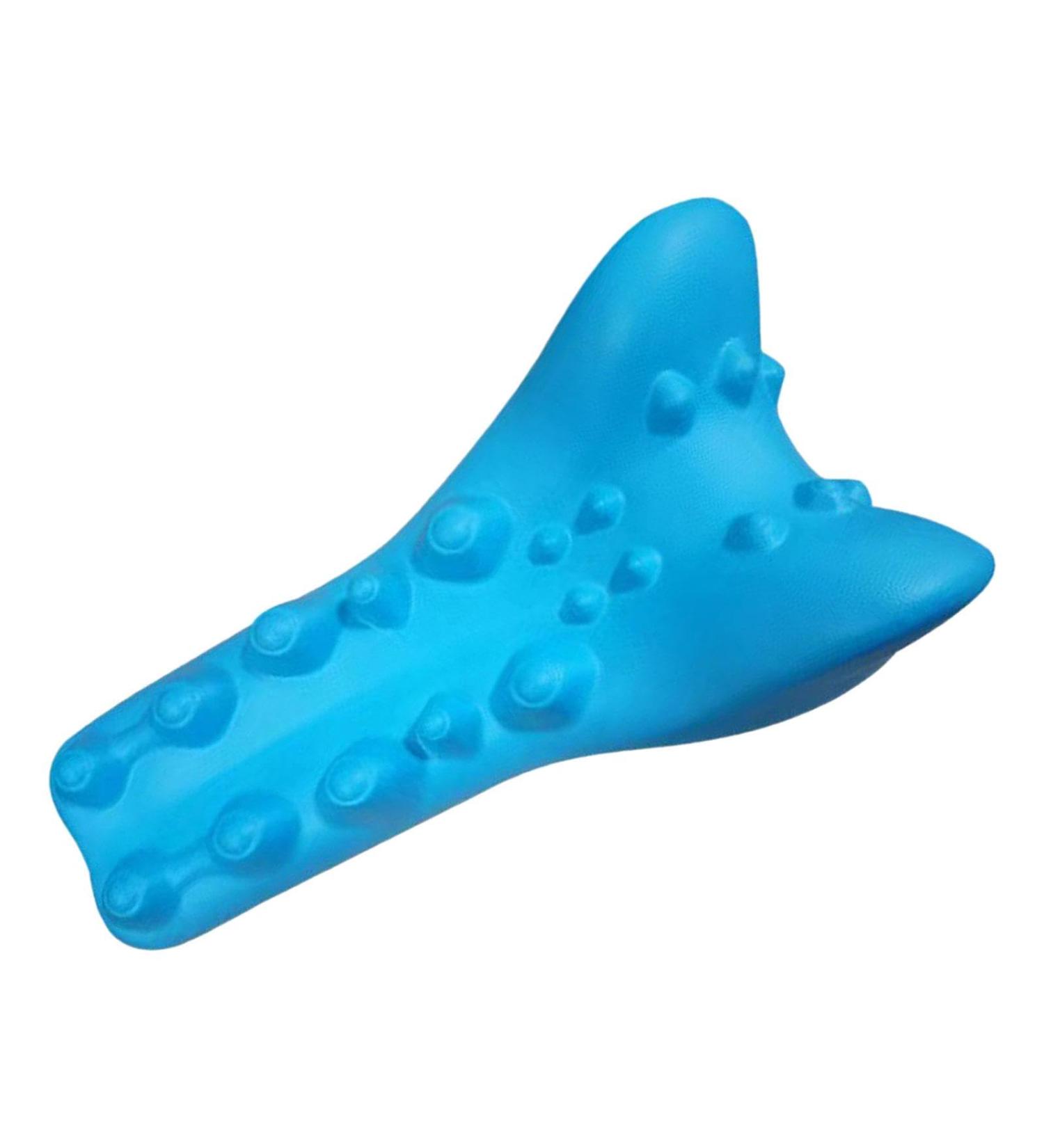 harayaa Neck and Shoulder Relaxer Cervical Traction Device Comfortable Acupressure Chiropractic Pillow Neck Stretcher for Sofa Travel - Buy Online on GoSupps.com