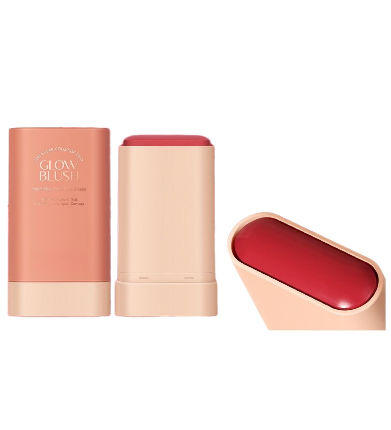 PICKX On the Go Makeup natural makeup powder blusher stick lasting natural nude makeup cream makeup makeup powder blusher stick coloring moisturizing stick (red) - Buy Online on GoSupps.com