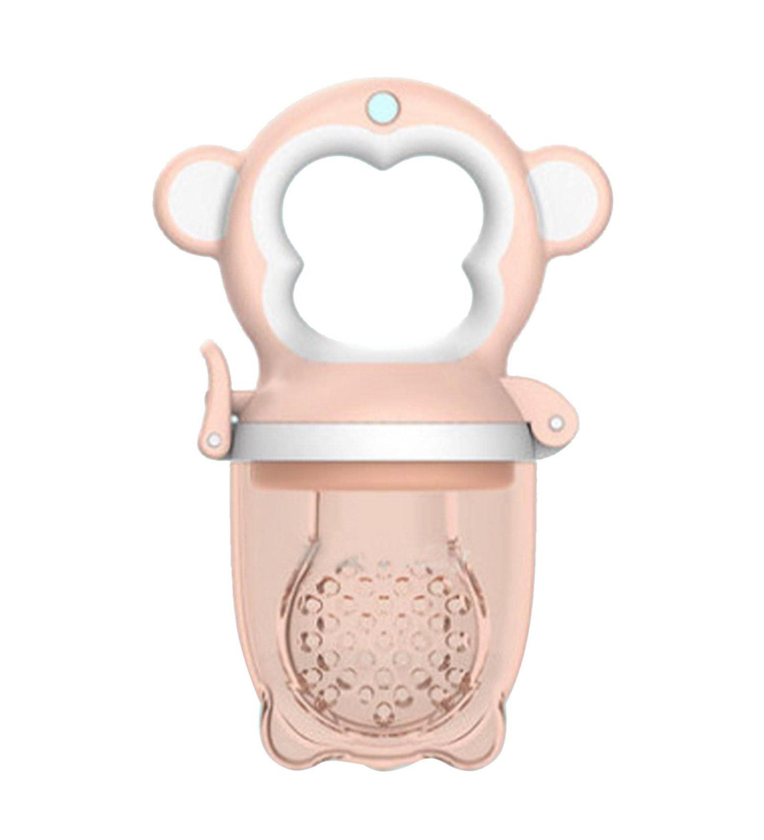 Silicone Baby Food Feeder & Nibbler - Soft Fruit Feeder Pacifier for Infants | Safe Fresh Food & Bite Rings - Buy Online on GoSupps.com