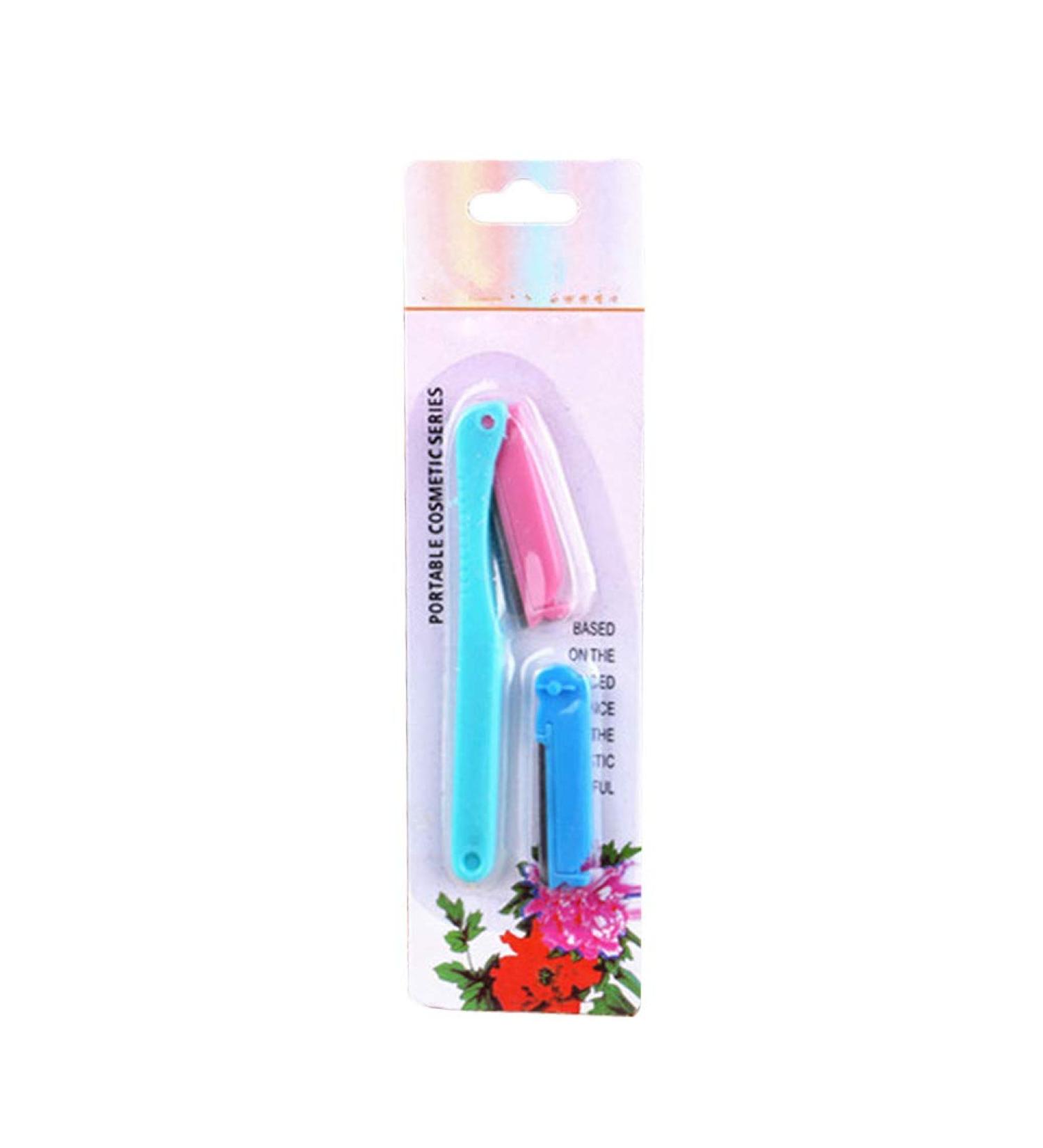 Buy Women Facial Hair Remover & Eyebrow Trimmer - Foldable Replaceable Random Color | Fast International Shipping - Buy Online on GoSupps.com
