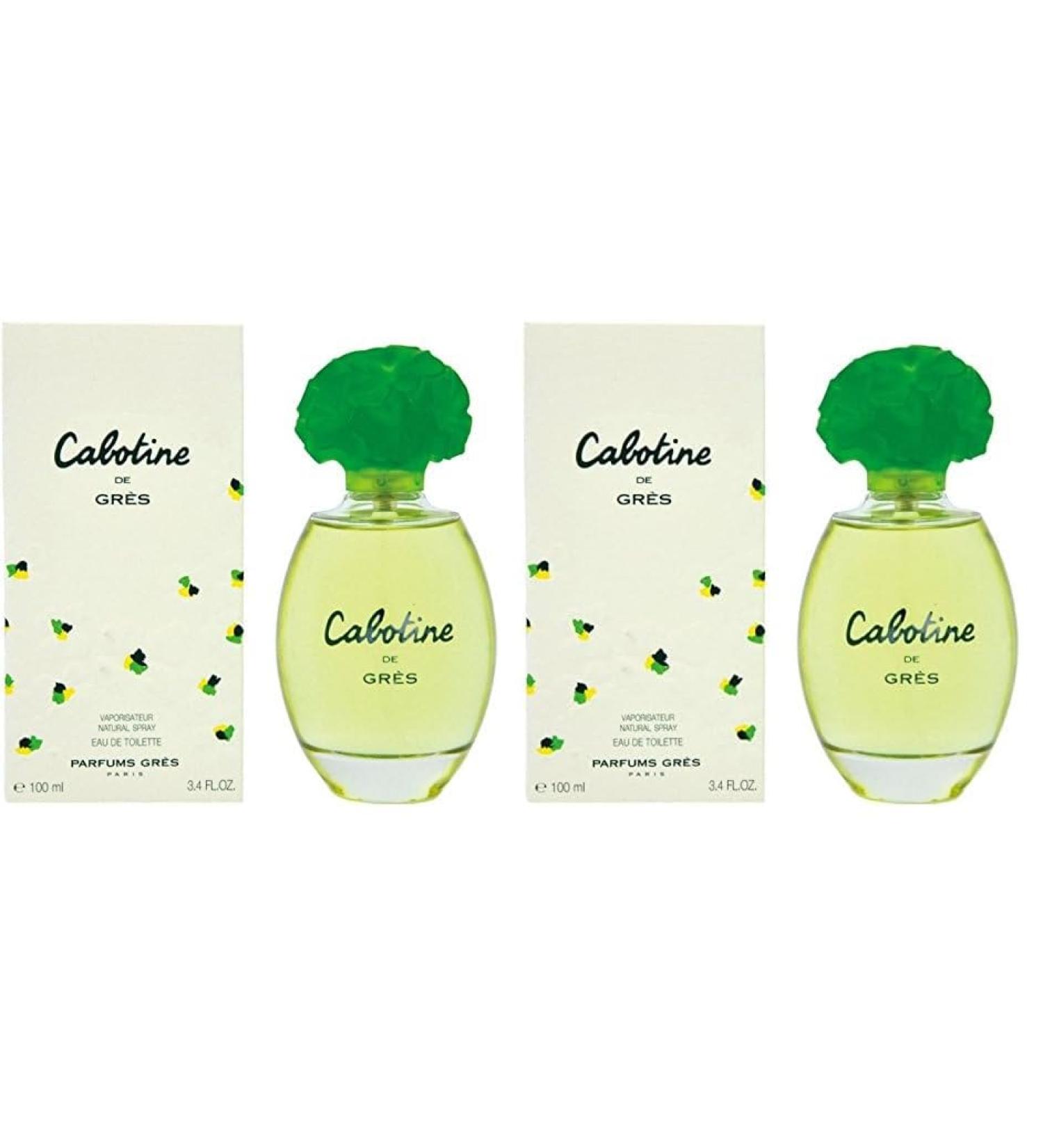 Gres Parfums Cabotine De Parfums For Women. Eau De Parfum Spray 3.4 Oz (Pack of 2) Citrus Fresh 3.4 Fl Oz (Pack of 2)