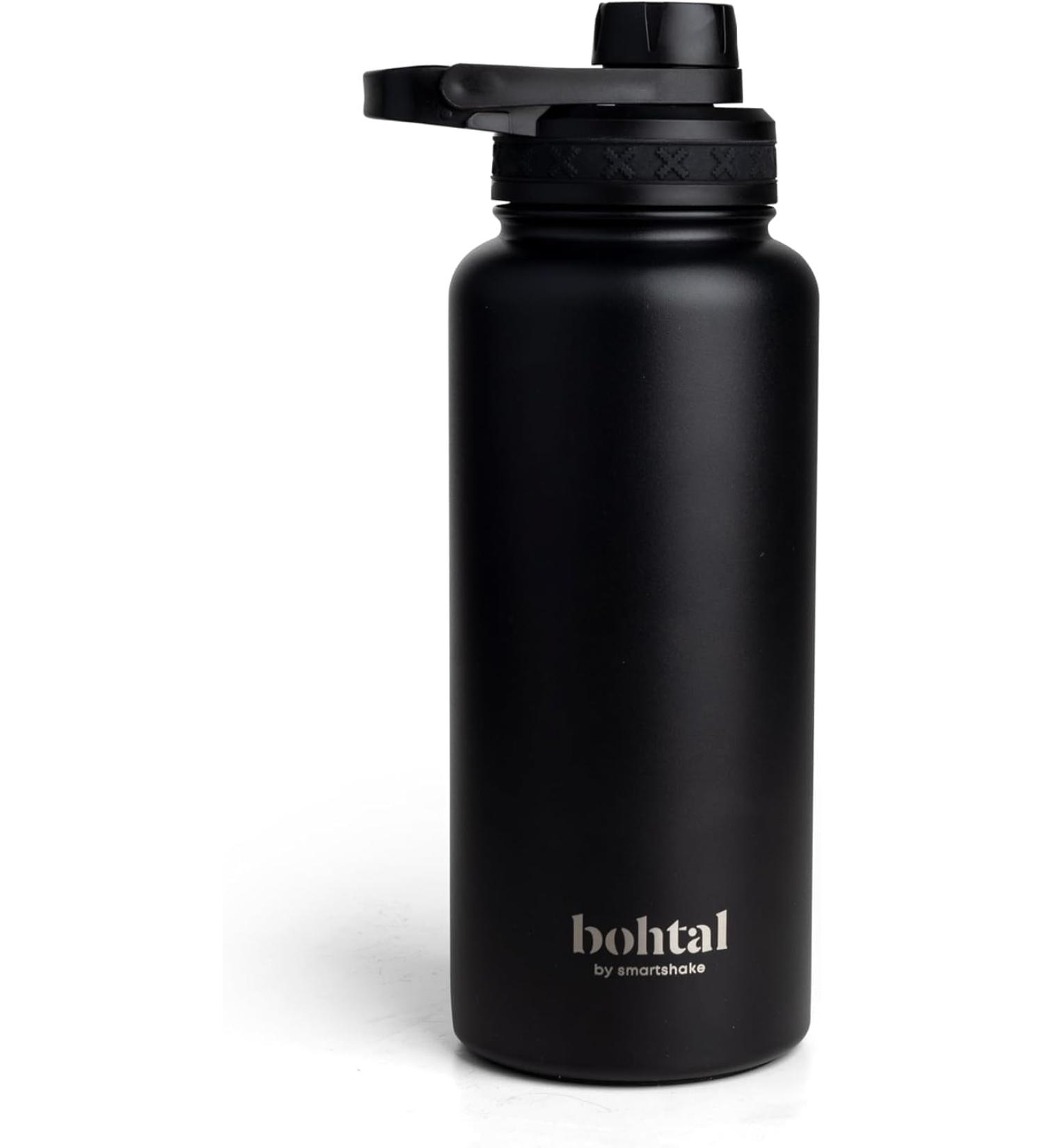 SmartShake Bohtal Insulated Sports Bottle Black - 960 ml. - Buy Online on GoSupps.com