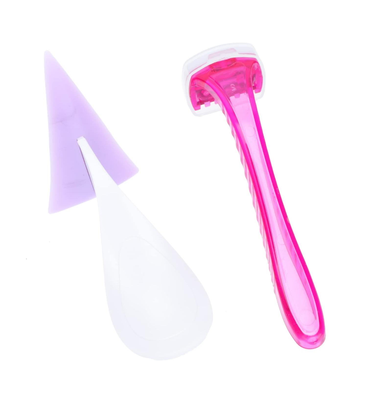 WOONEKY Women's Bikini Trimmer Set - Electric Facial Razor & Shaver for Intimate Areas | 7x6cm ABS Sorted Colors - Ideal for Smooth Precise Grooming - Buy Online on GoSupps.com