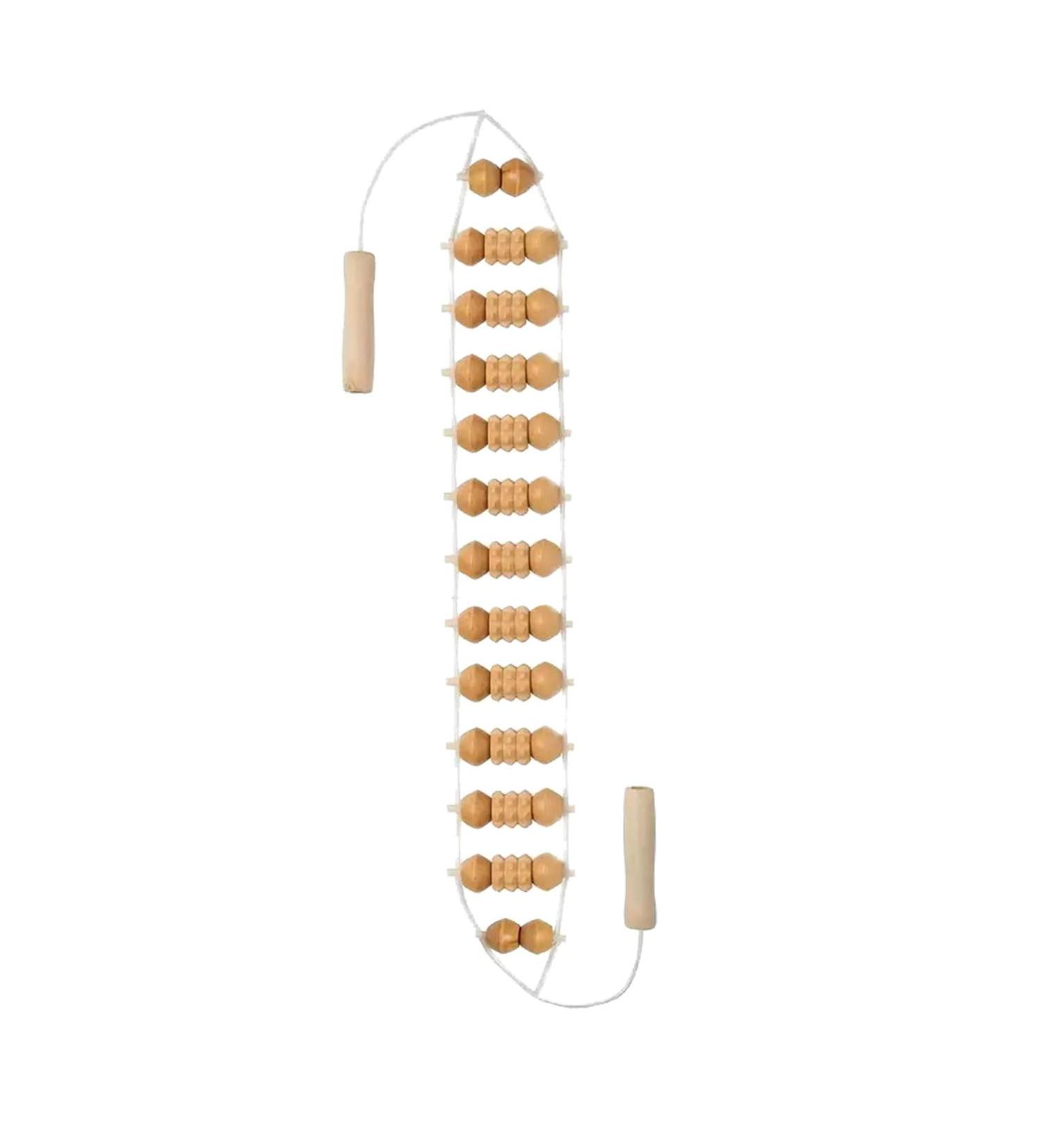Aovna Back Massage Accessories | Wood Therapy Tools for Muscle Pain Relief Body Shaping & Lymphatic Drainage | 7.5cm x 110cm - Buy Online on GoSupps.com
