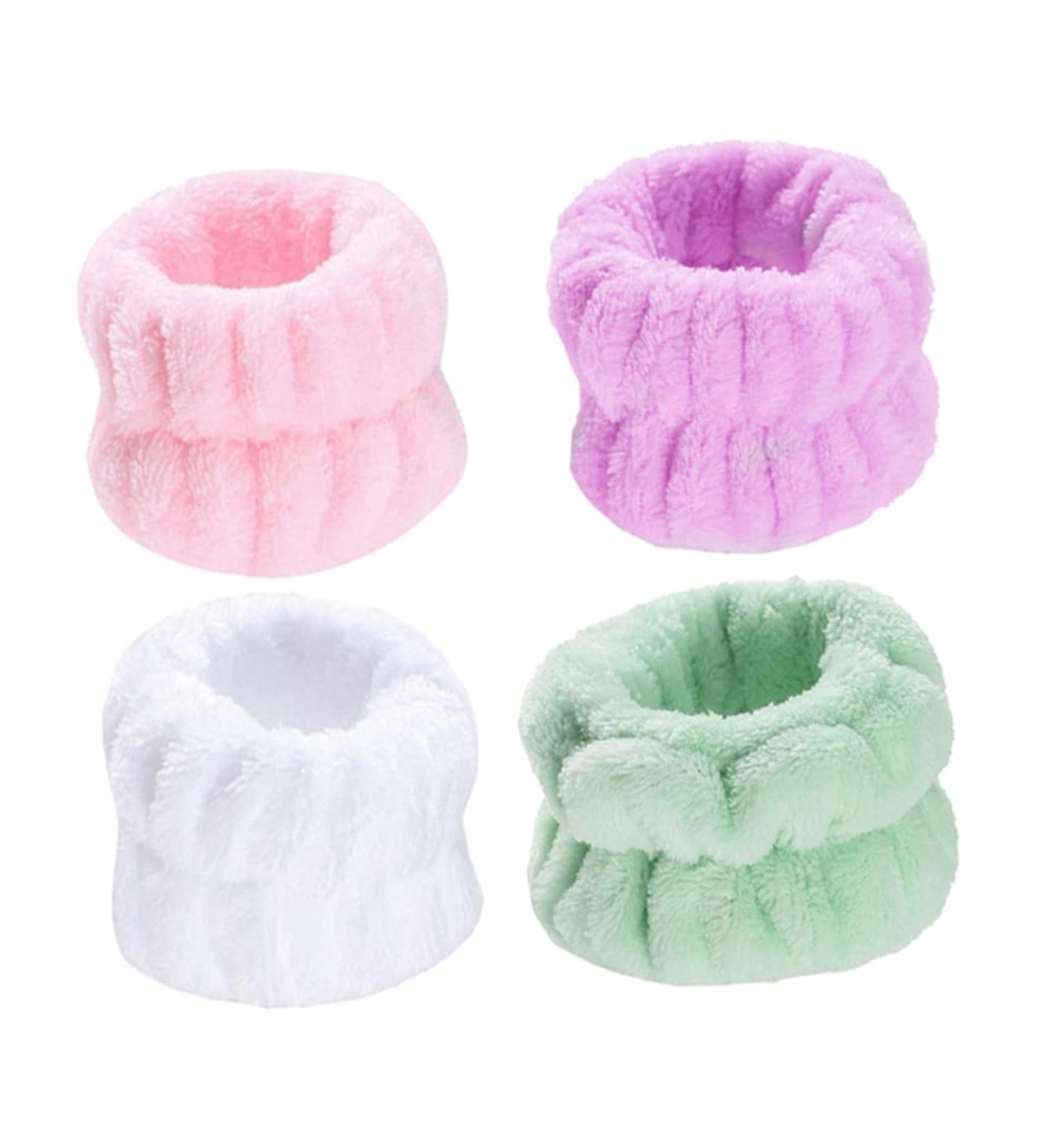 4paires Lot Bracelets Souples Pour Laver Visage Adapt s Aux Soins Spa Et Confortables - Buy Online on GoSupps.com