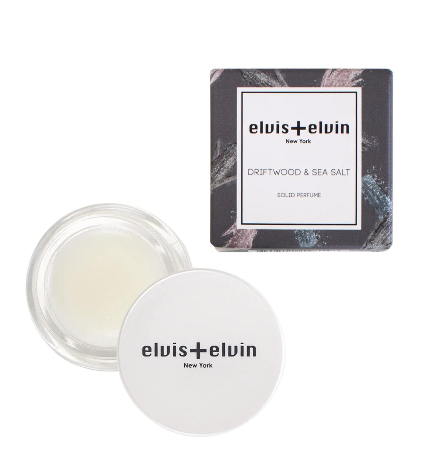 elvis+elvin solid perfume natural fragrance for women and man (Driftwood & Sea Salt)