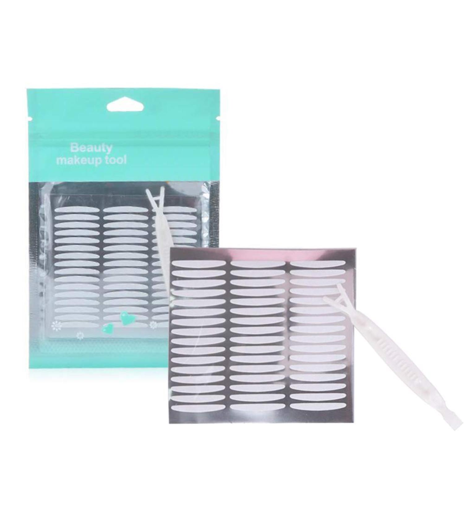 80 Pairs Double Eyelid Paste Invisible Self-Adhesive Double Sided Double Eyelid Tape Sticker with Y Fork-Self-Adhesive Double Eyelid Stickers - Buy Online on GoSupps.com