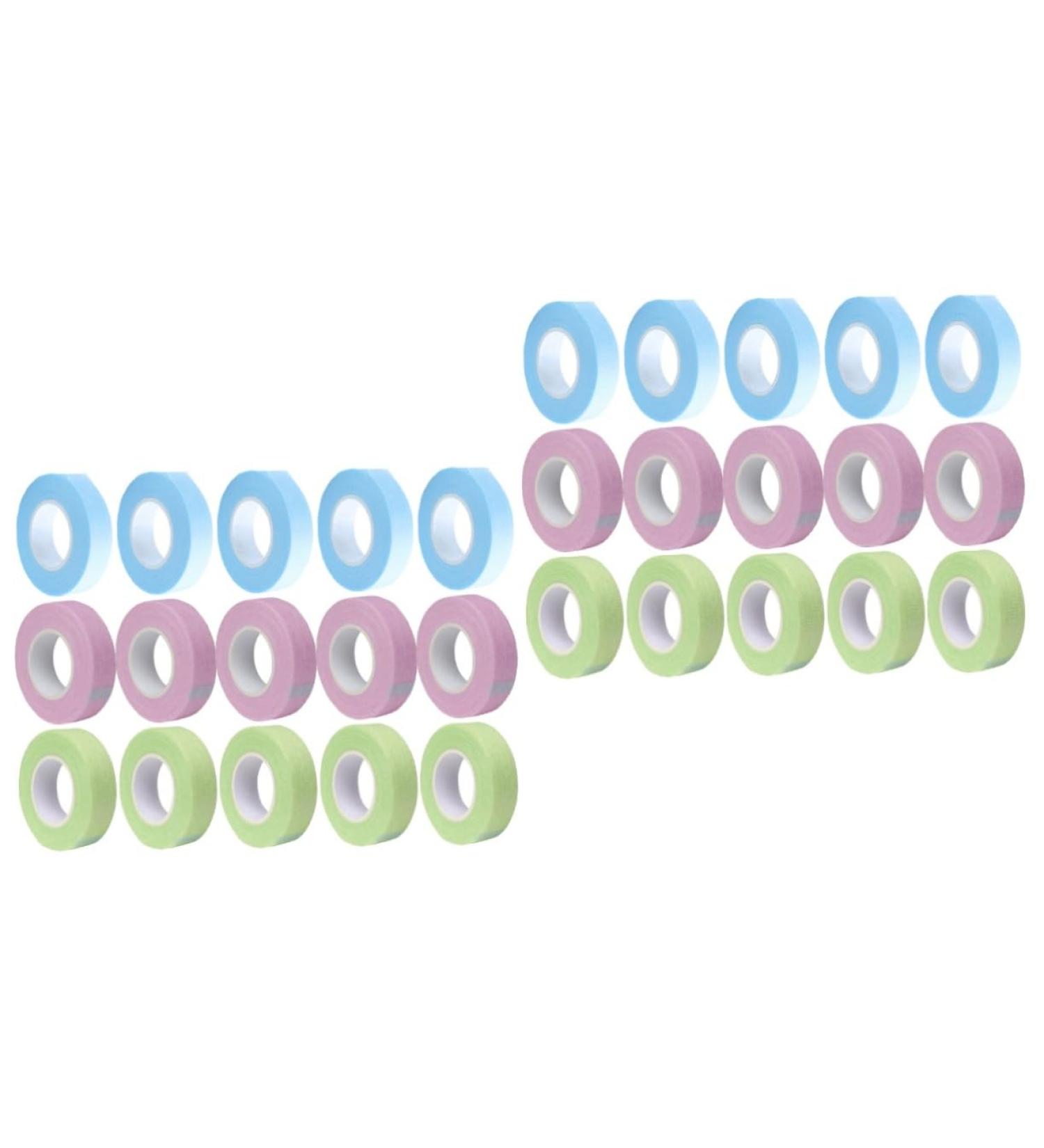 minkissy 30 Rolls Lash Tape Eyelash Adhesive Tape Eye Positioning Sticker Pads K Tape Goon Tape Tape Adhesive Eyelash Tapes Stickers Non-woven Fabric Make up - Buy Online on GoSupps.com