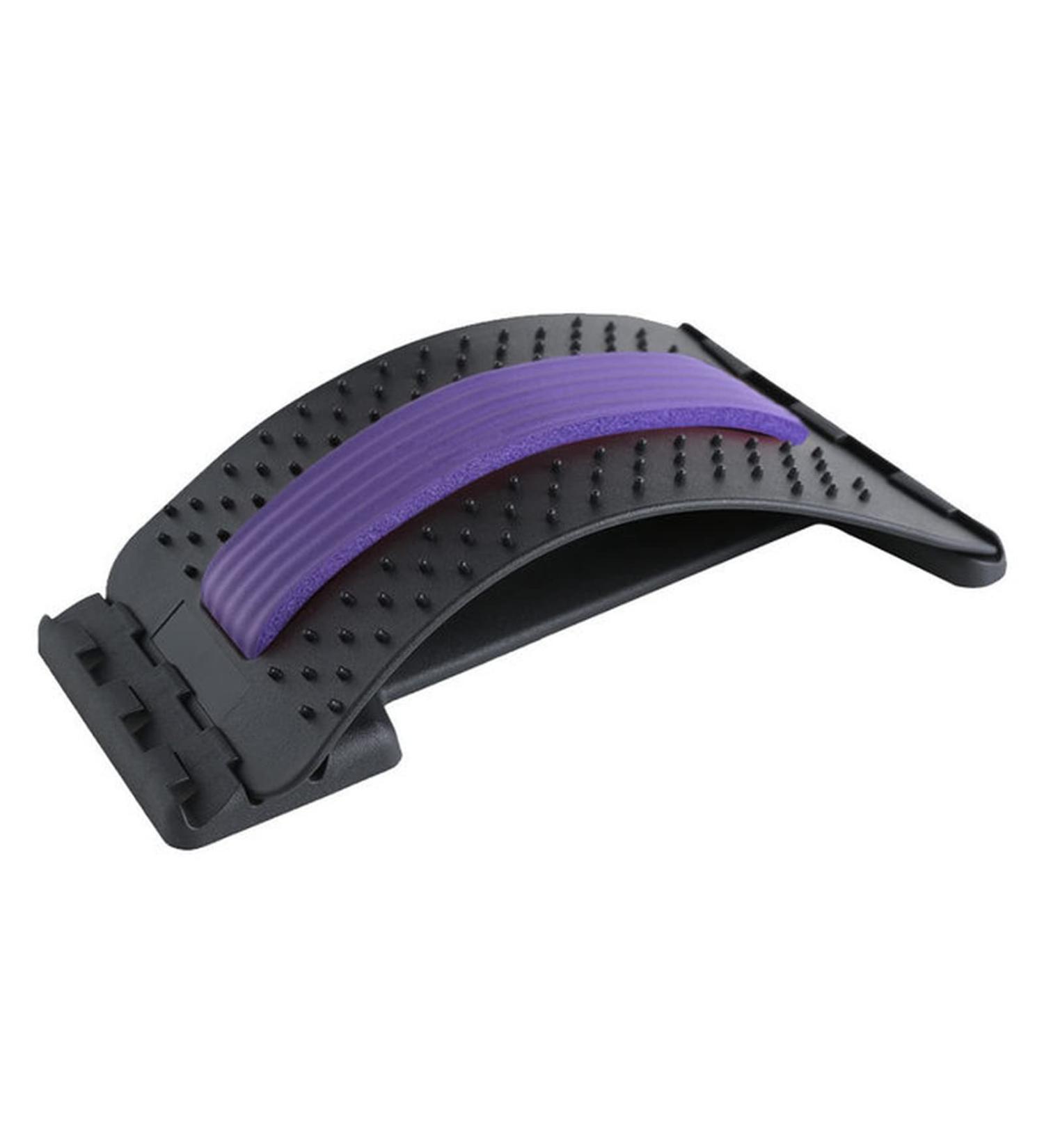 Buy Back Massage Device | Bahre Lumbar Support Tool for Pain Relief | Purple & Black Back Extensor - Buy Online on GoSupps.com