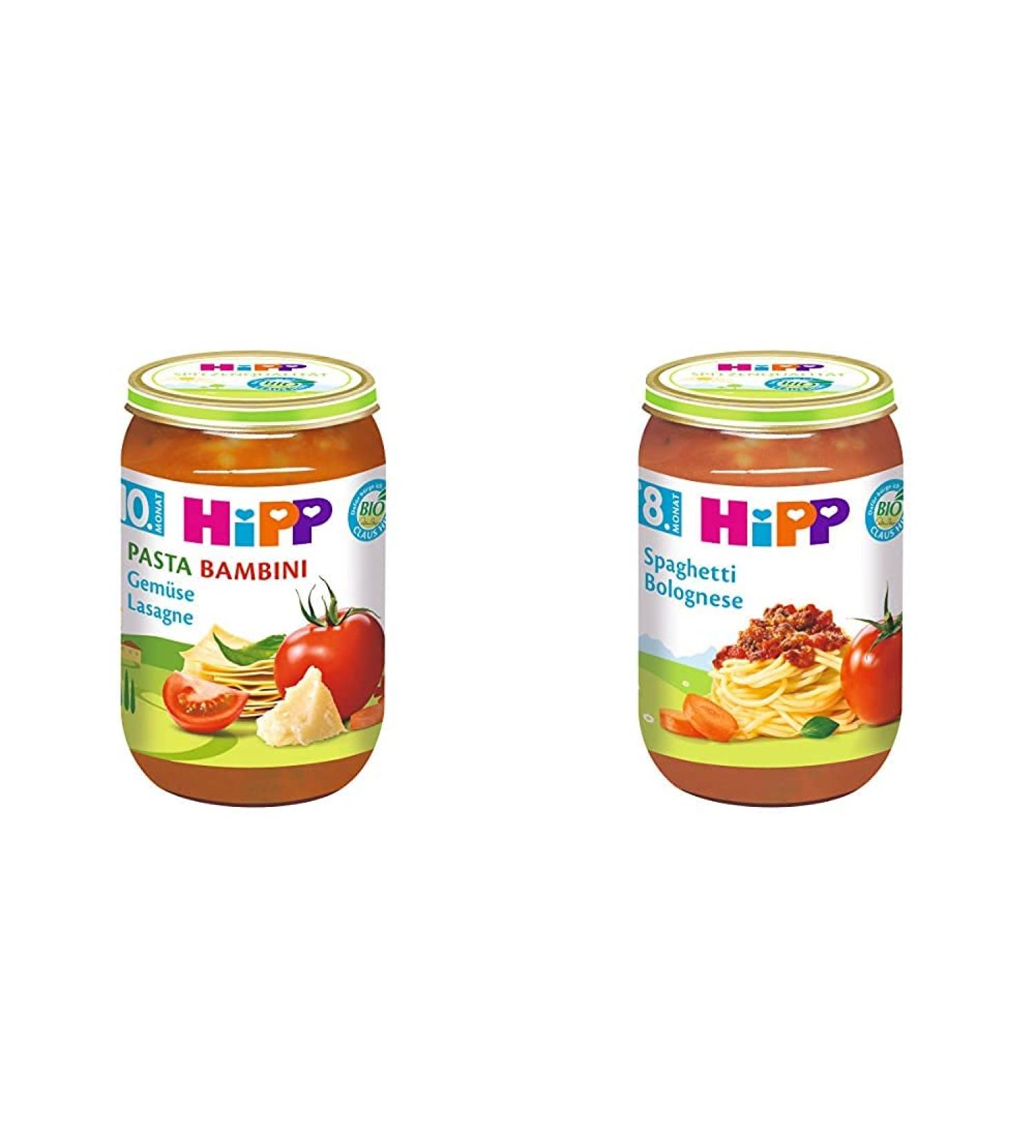 HiPP Pasta Bambini - Buy Vegetable Lasagne & Spaghetti Bolognese (Pack of 6) | International Shipping Available - Buy Online on GoSupps.com