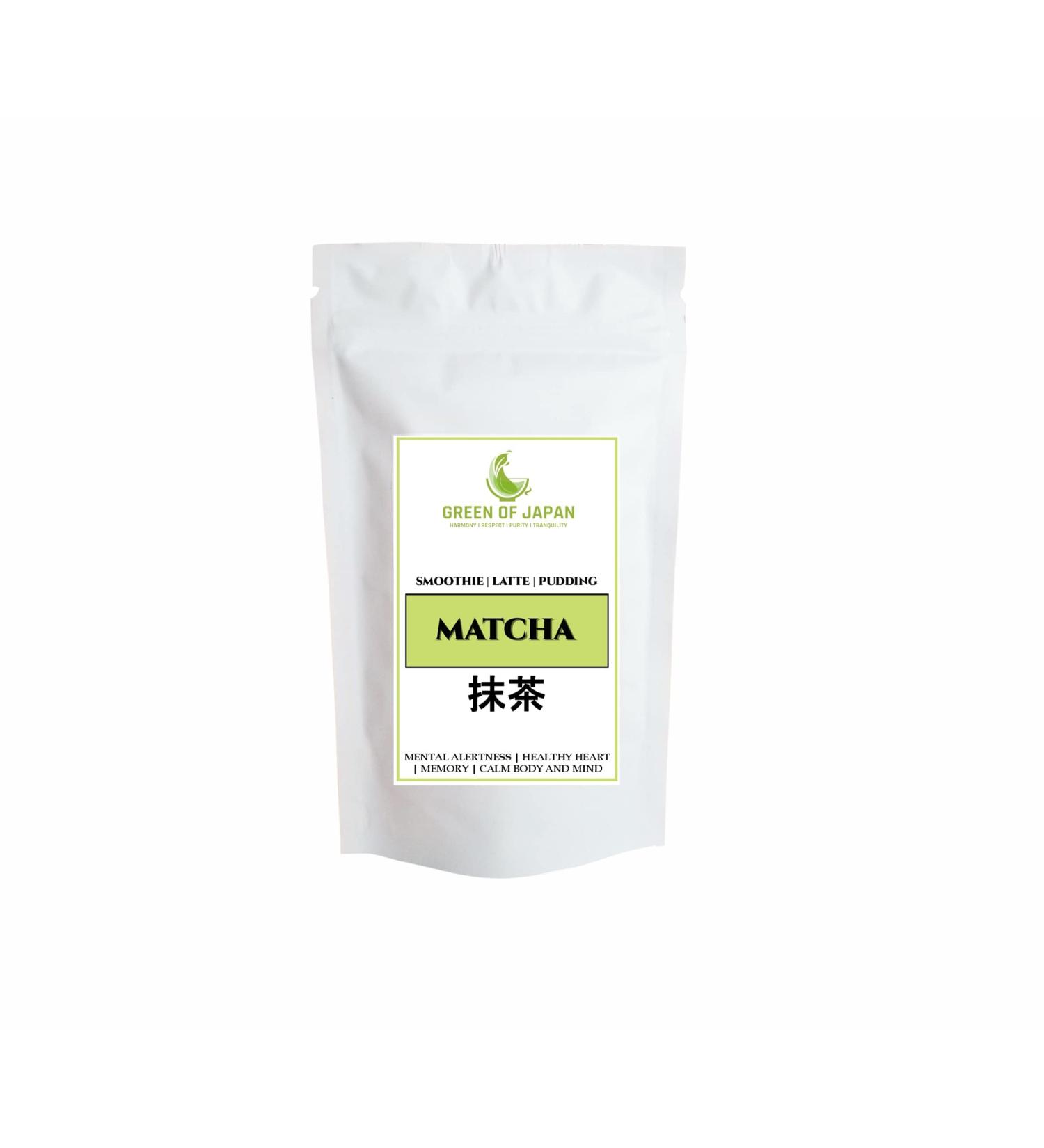 Green of Japan Latte Grade Matcha Powder | 150 g Mega Pack | Harvested in Japan | Matcha Green Tea Powder | Perfect for Latte Smoothies Desserts | Vegan & Vegetarian Friendly