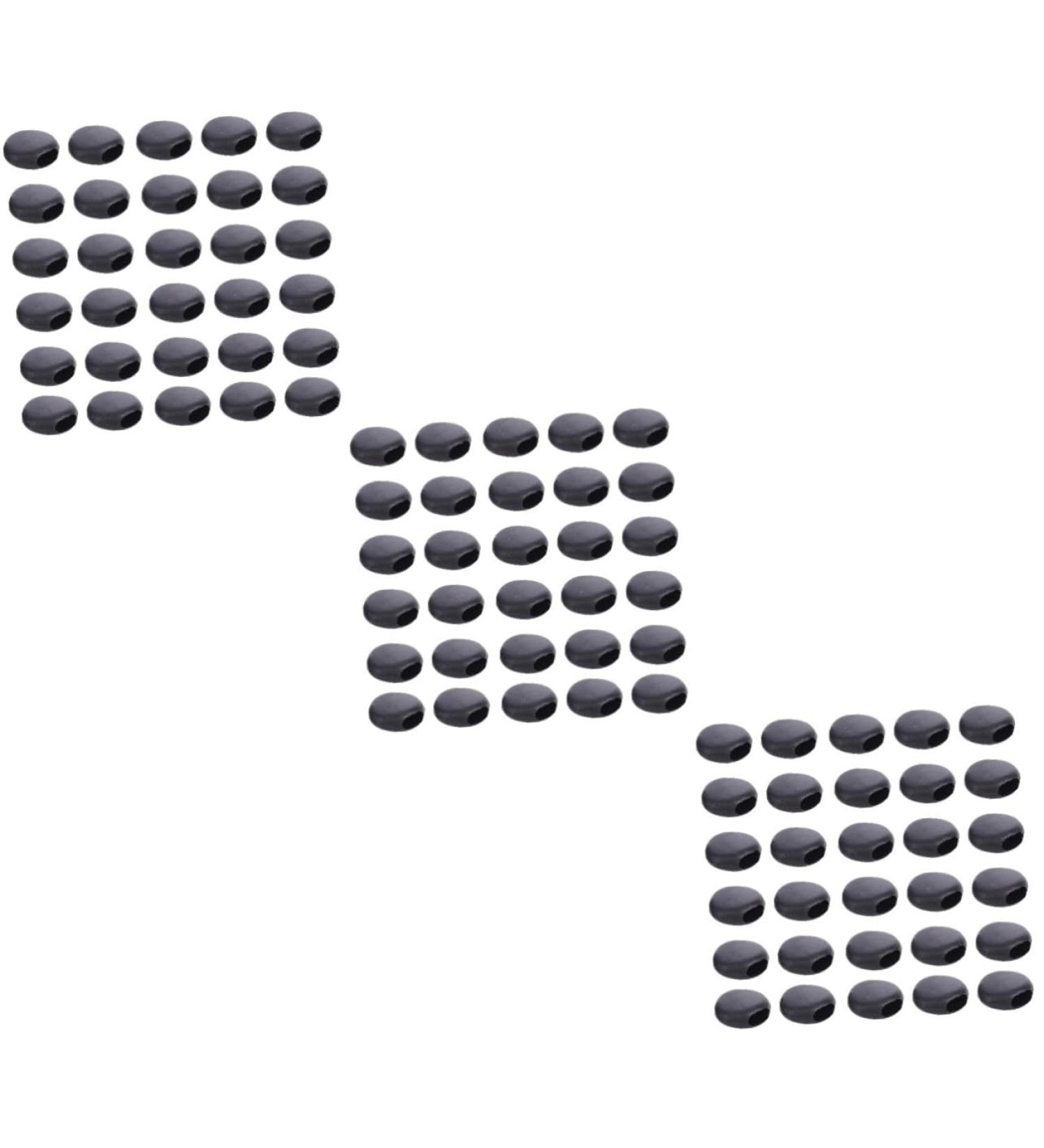 Minkissy 1500 STK Elastic Plastic Buckle - Round Cutting Buckle for Face Masks | Durable Plastic Rope Lock - 1x1cm 3PCs | International Shipping Available - Buy Online on GoSupps.com