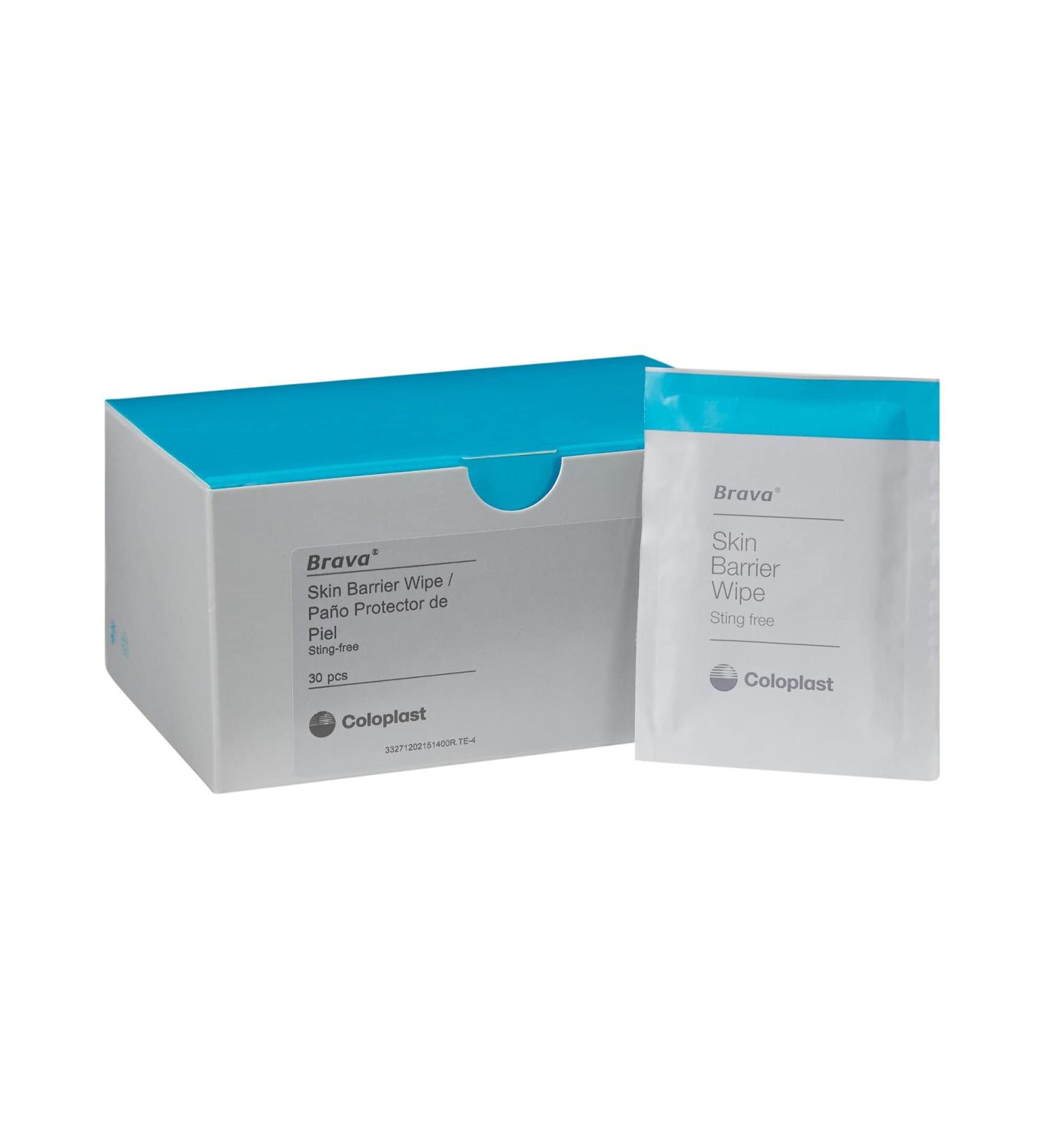 Brava Skin Barrier Wipes - 30 Pack for Optimal Skin Protection | International Shipping Available - Buy Online on GoSupps.com