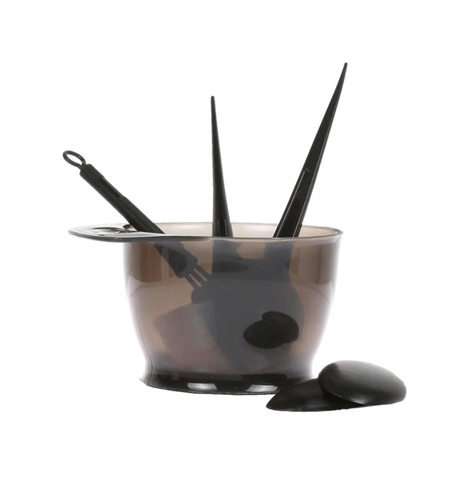 Kit de Teinture Capillaire 5 Pi ces Noir Bol M langeur Peigne Brosse Outils de Coloration Professionnelle pour Salons et Usage Domestique - Buy Online on GoSupps.com