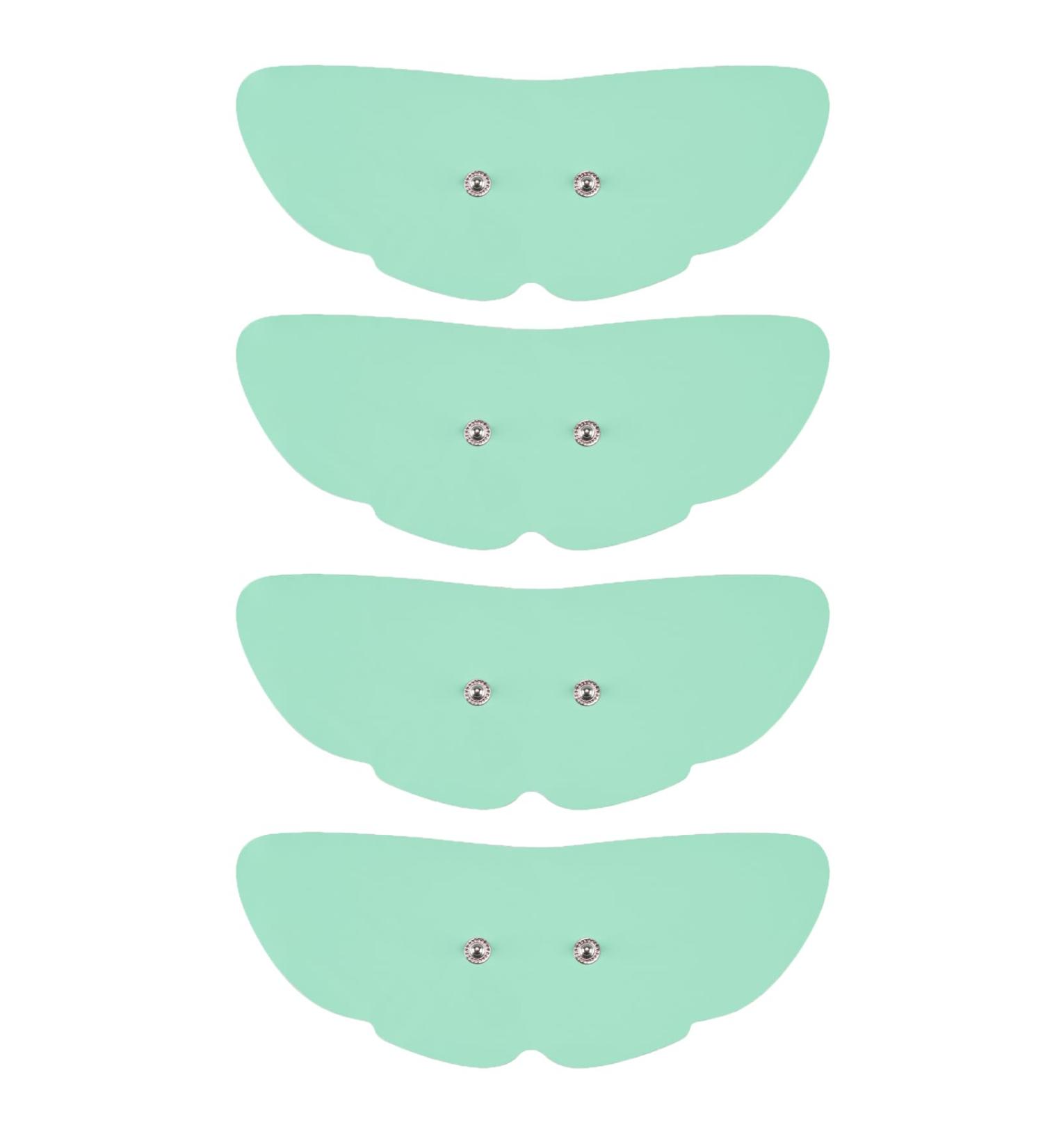 Tens Unit Wireless Electrode Pads 4 Pack with Standard 3.5mm Snap-in Connector Tens Unit Replacement Pads Reusable Self Adhesive Electrodes Non-Irritating Design (Blue)