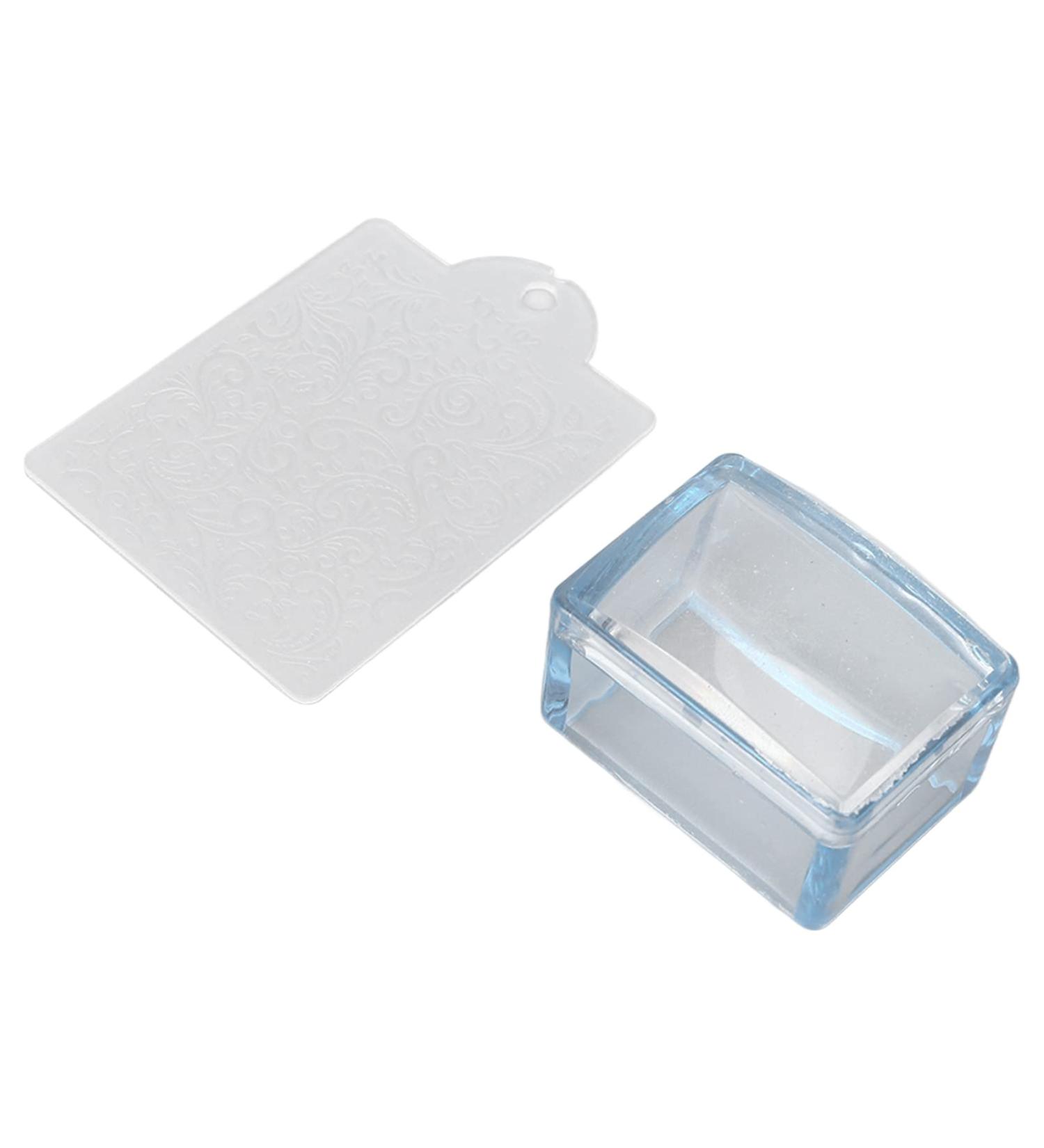 Clear Jelly Nails Stamper - Easy DIY Nail Art Tool for French Manicure | Strong Adsorption & Easy Clean - Buy Online on GoSupps.com