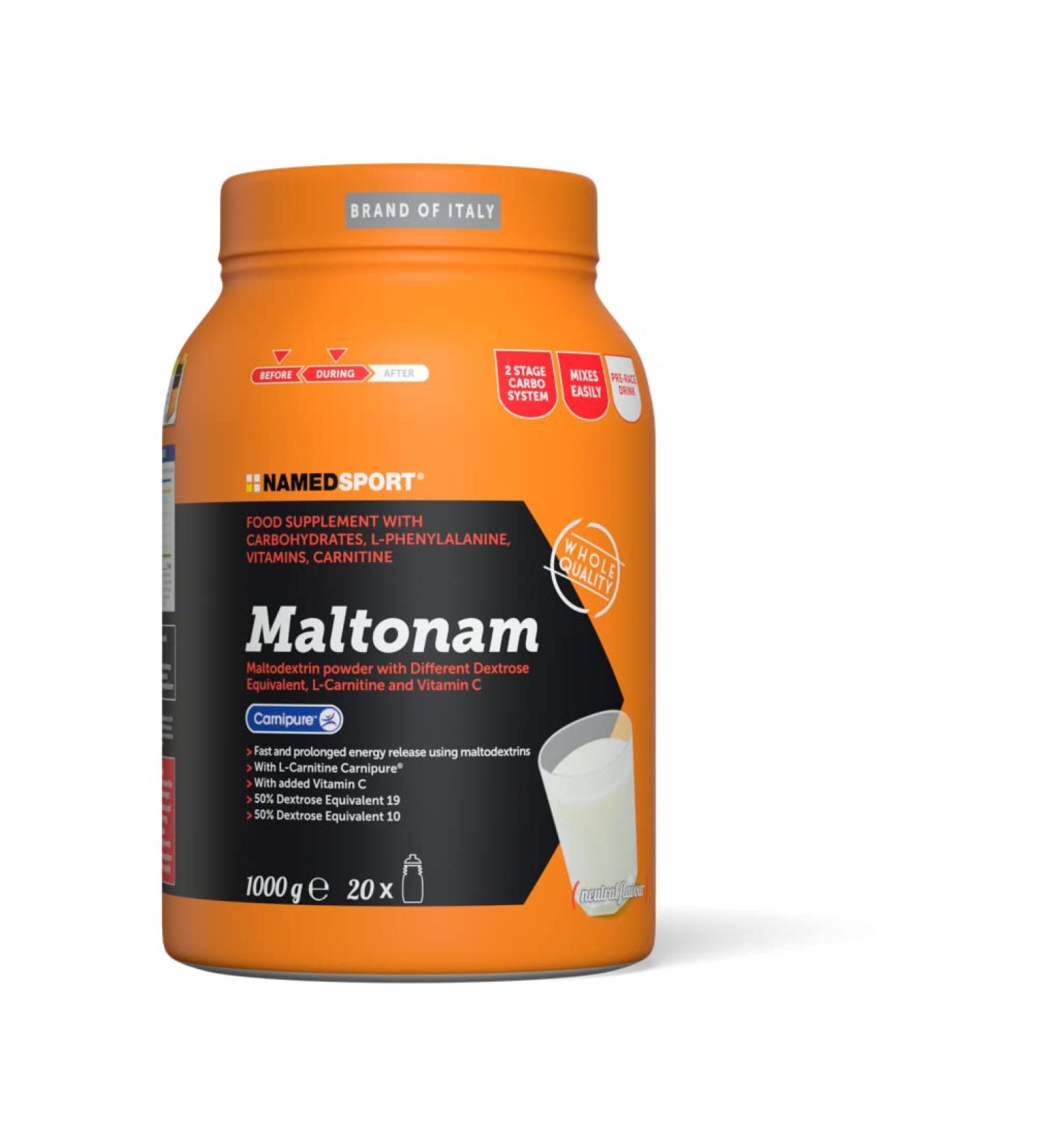 NAMEDSPORT SUPERFOOD Maltonam Energy Supplement 1kg Powder 10 Servings