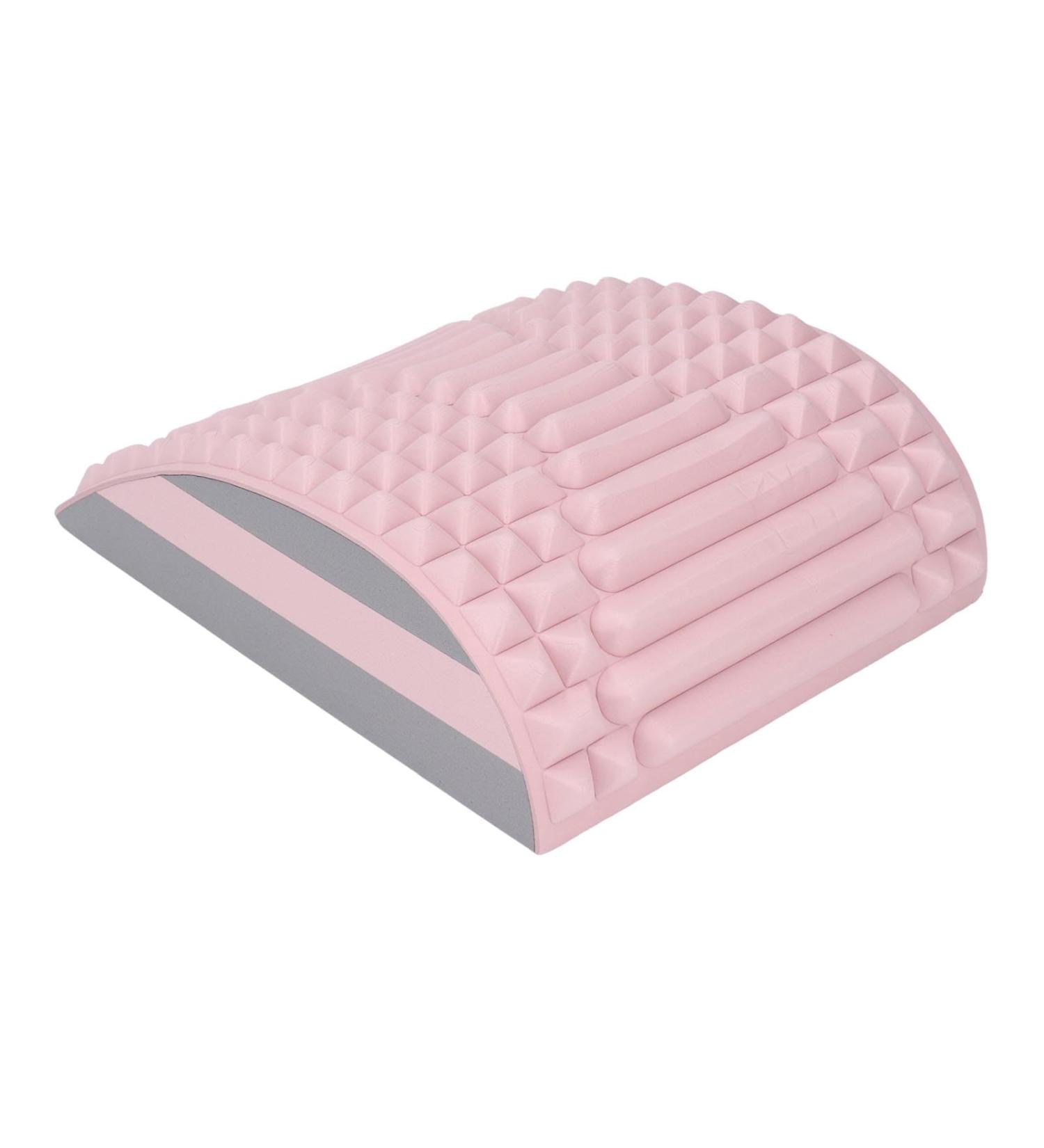 Lower Back Stretcher Tool Reduce Fatigue Physical Traction Spine Traction Neck Release Tool for Neck Back Pain Relief EVA Material (Light) Light Pink - Buy Online on GoSupps.com