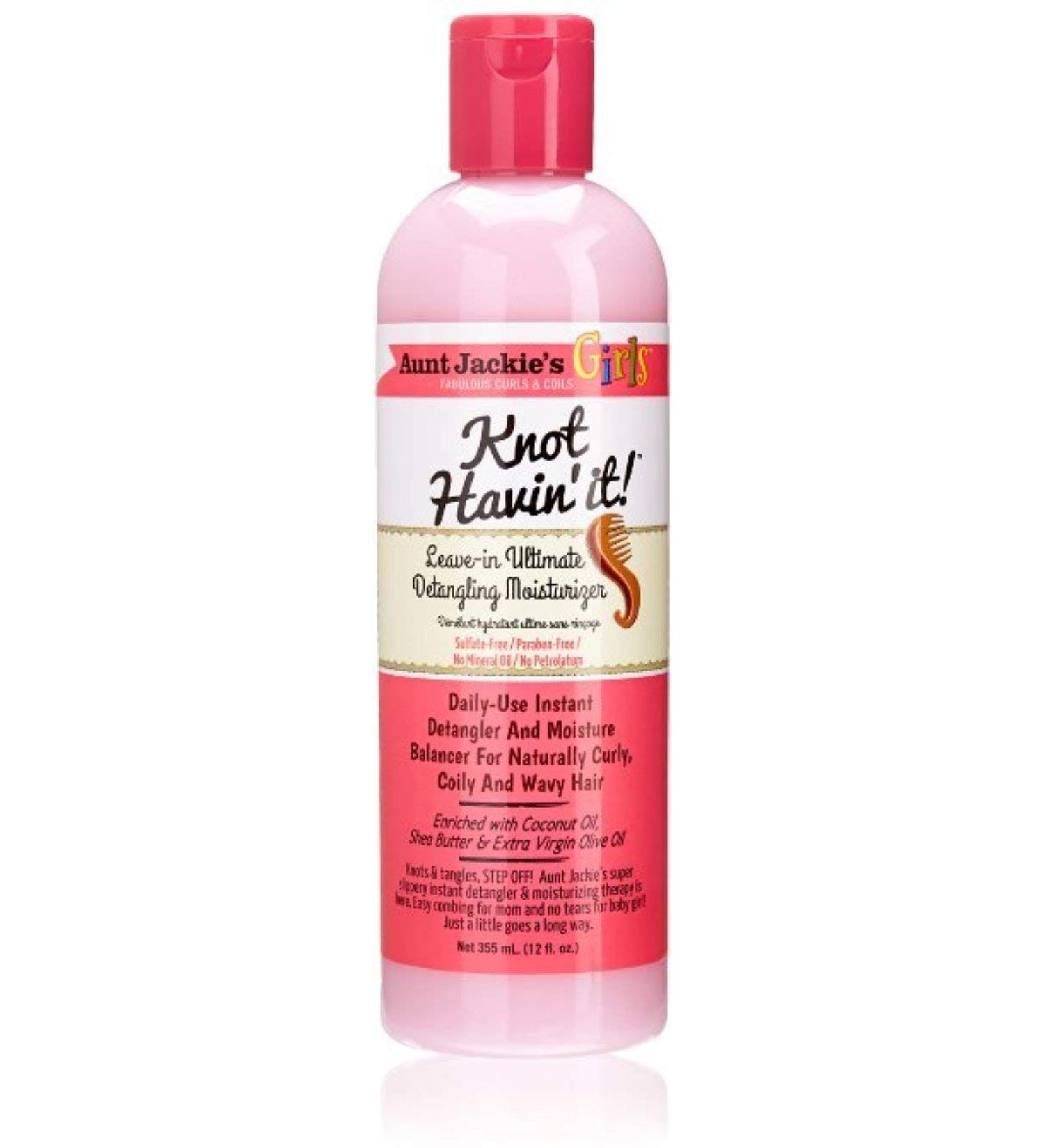 Aunt Jackie's Girls Knot Havin' It! Leave-In Ultimate Detangling Moisturizer 12 oz Pack of 2