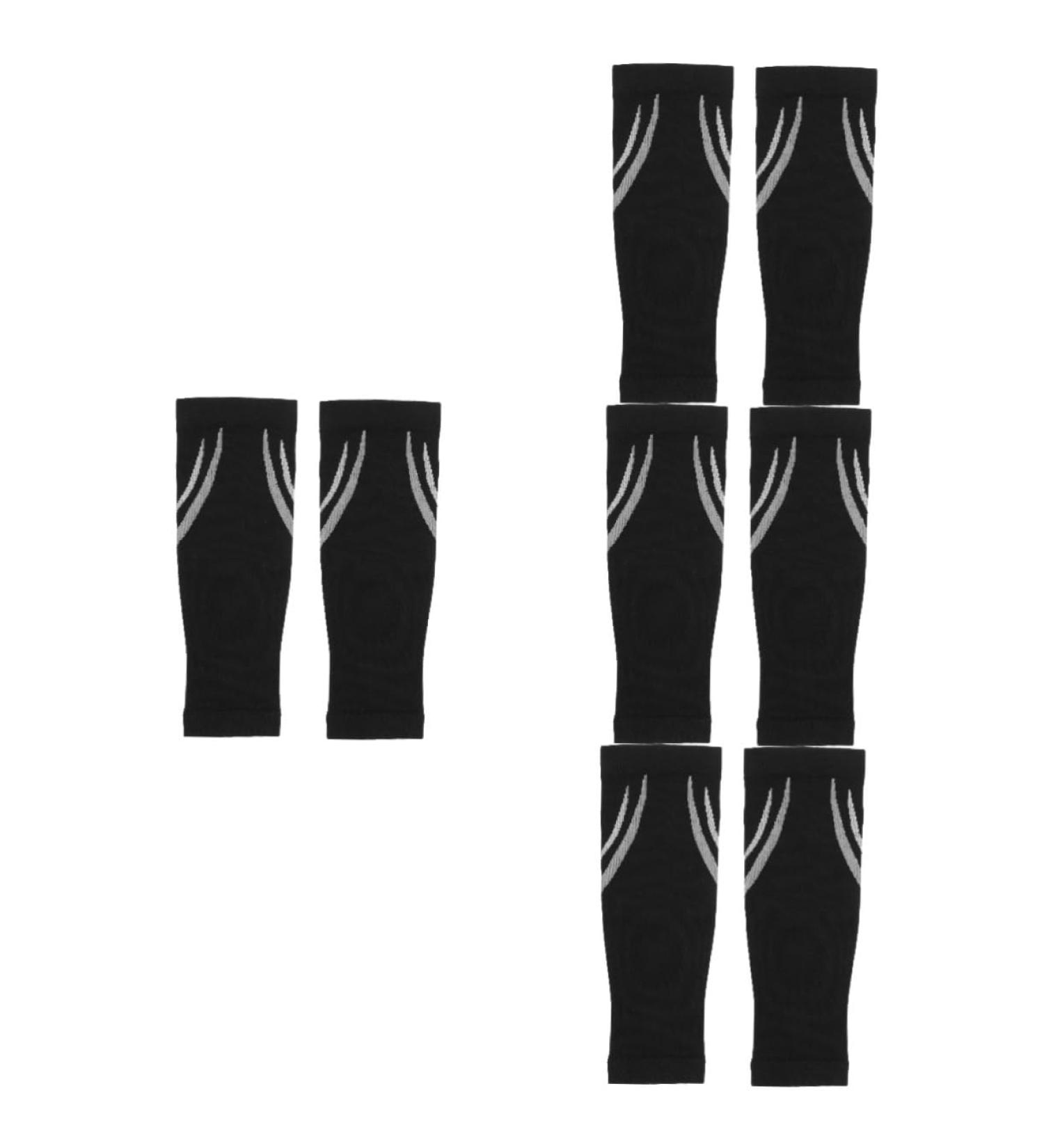 Mobestech 4 Pairs Calf Compression Leg Sleeves - Skin Friendly & Breathable Fitness Support for Enhanced Performance - Buy Online on GoSupps.com