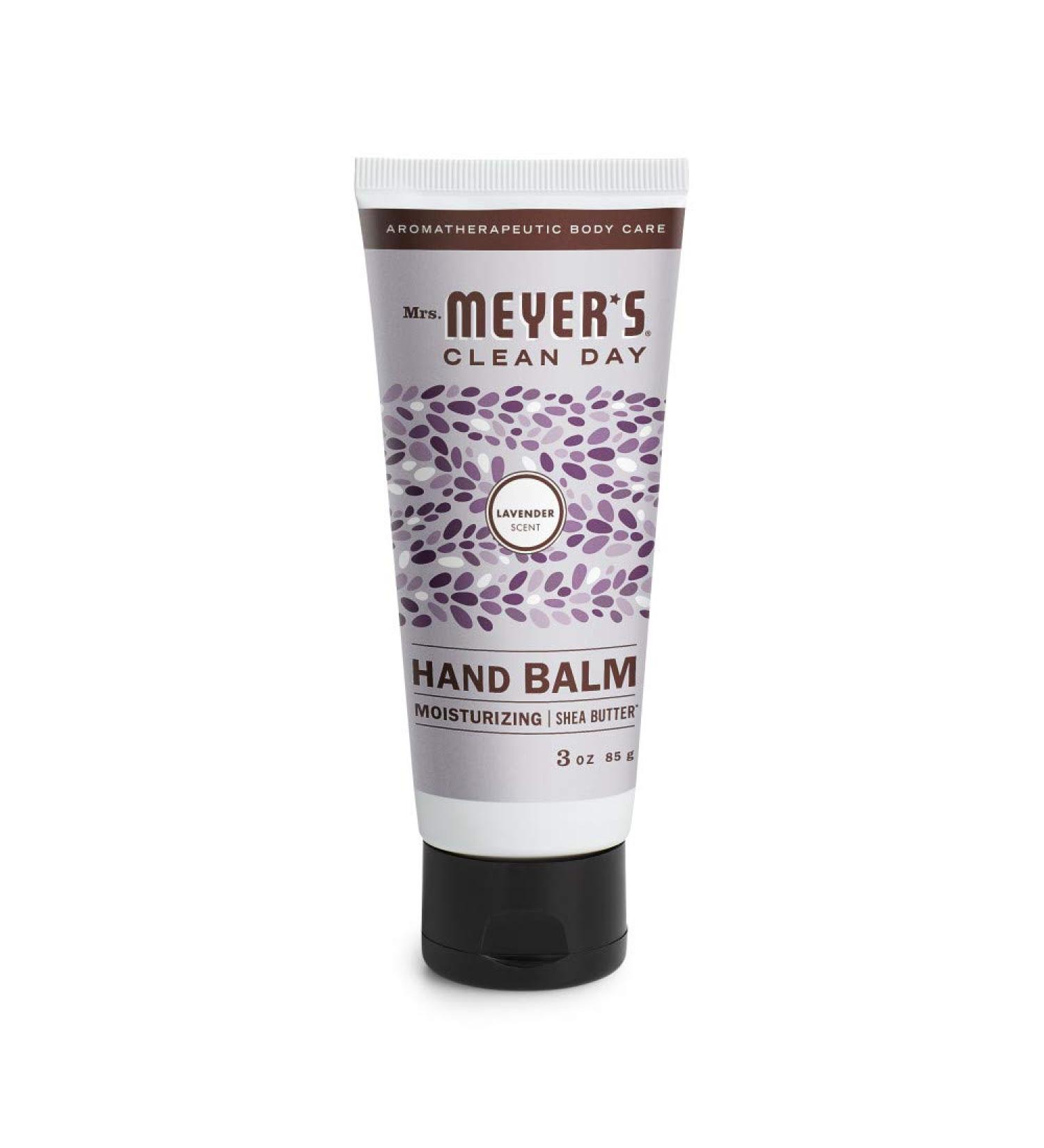 Mrs. Meyer's Clean Day Moisturizing Hand Balm - Travel Size Basil & Lavender - Essential Oils - 3 oz - International Shipping Available - Buy Online on GoSupps.com