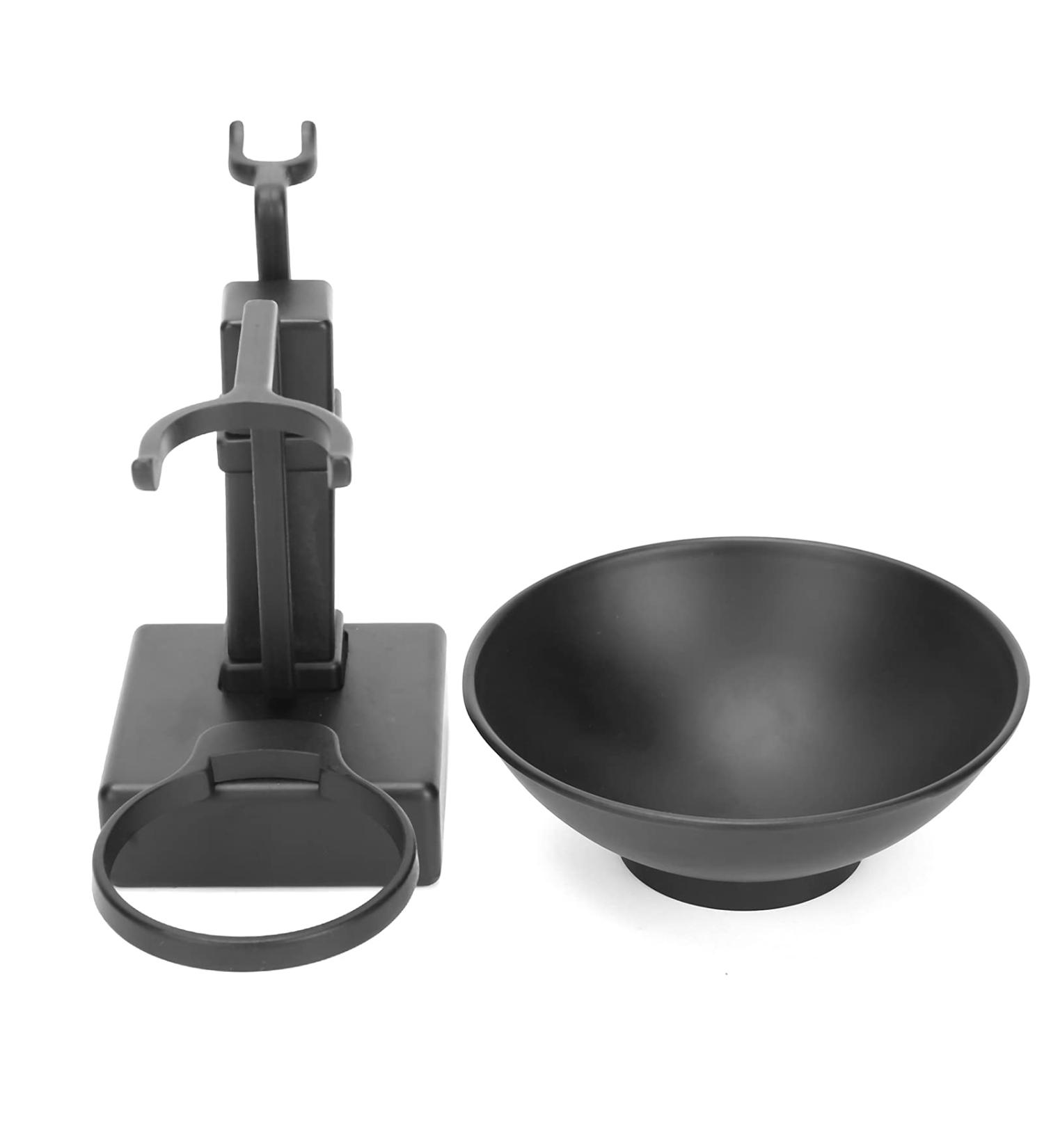 Premium Stainless Steel Shaving Razor Brush Holder Stand & Soap Bowl - Hair Removal Tools for a Luxurious Shave - Buy Online on GoSupps.com