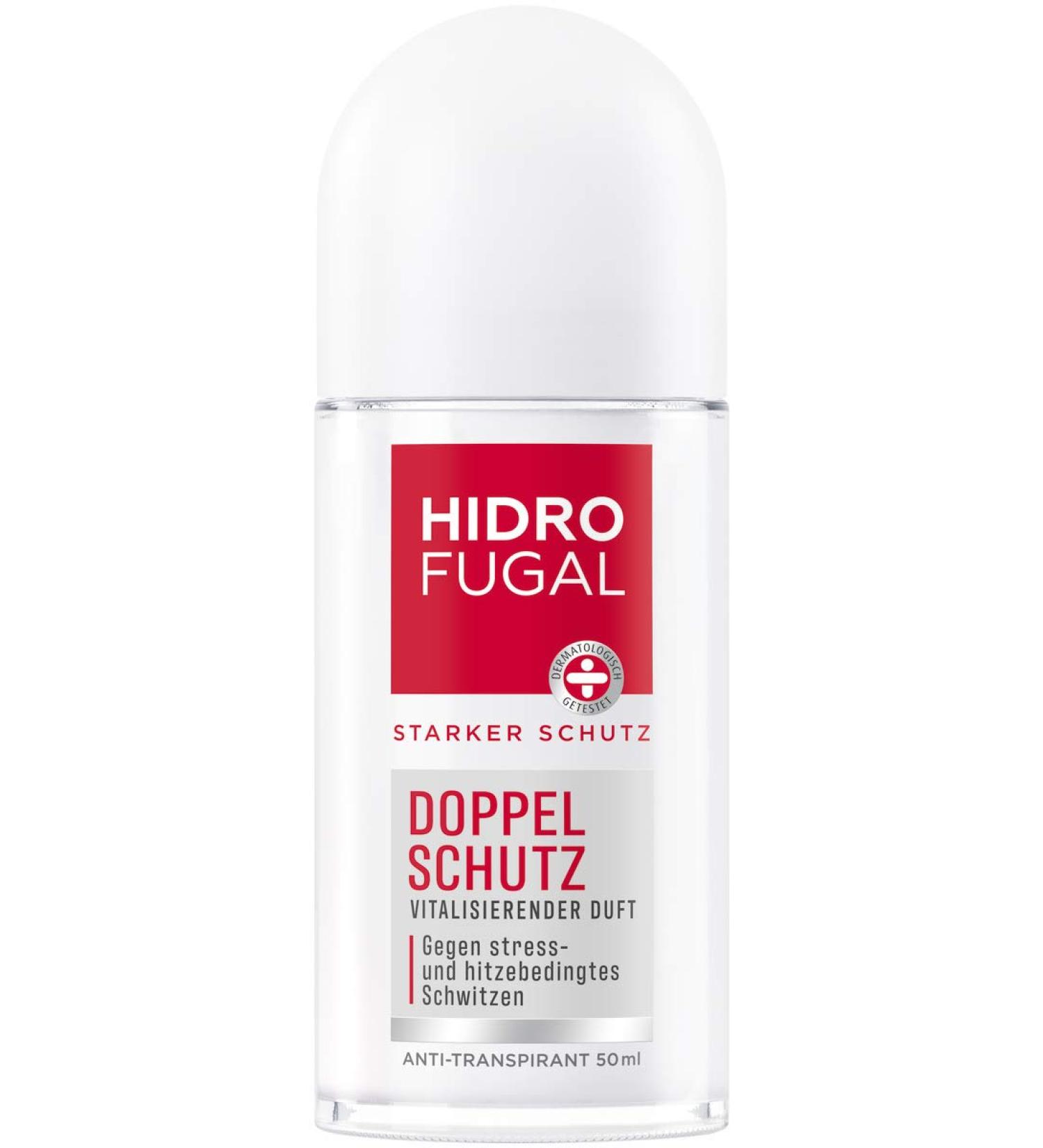 Hidrofugal Double Protection Roll-On Deodorant - Sweat and Odor Control - Buy Online on GoSupps.com
