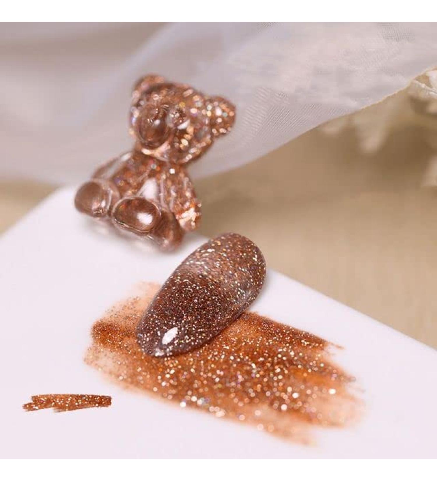 15ml UV Varnish Lacquer Soak Off Gel Nail Art Gel Nail Polish Gel Phototherapy Glue Broken Diamond Glitter Gel - (Color: 10) - Buy Online on GoSupps.com