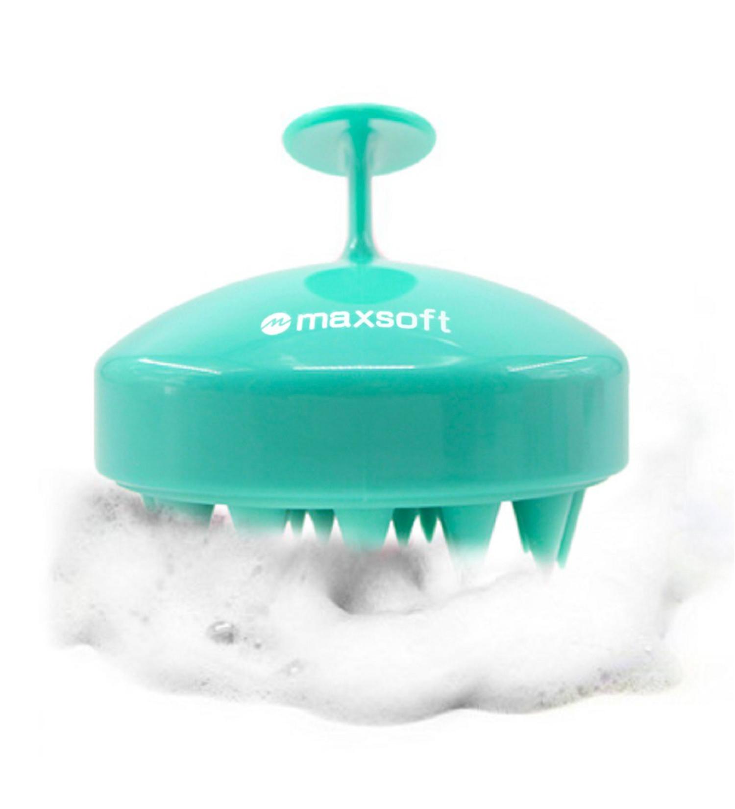 Maxsoft Hair Scalp Massager Shampoo Brush - Light Green | Scalp Care Essential - Buy Online on GoSupps.com