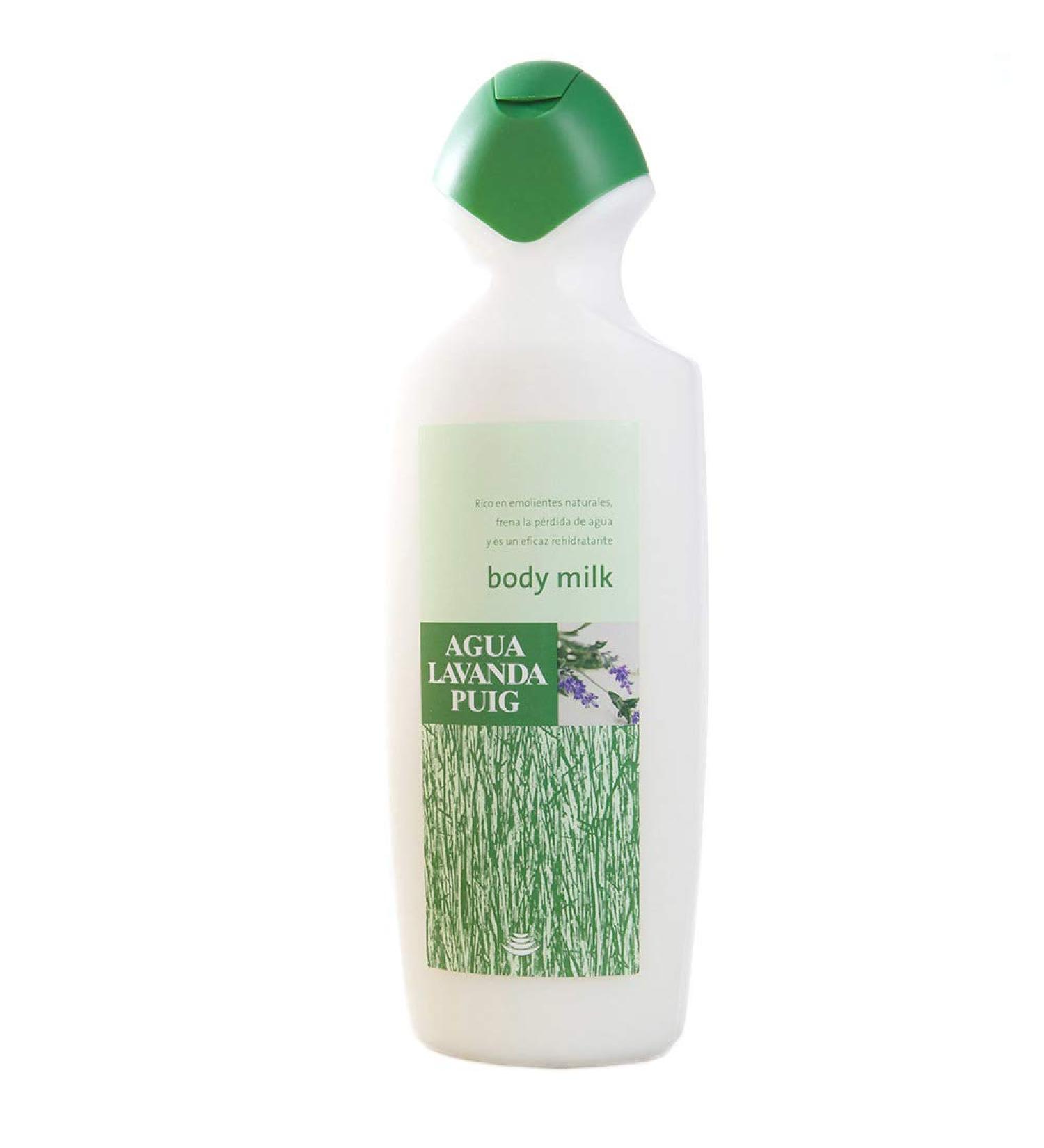 Agua Lavanda Puig Body Milk 750 ml - Hydrating Moisturising Body Lotion for Soft Skin | International Shipping Available - Buy Online on GoSupps.com