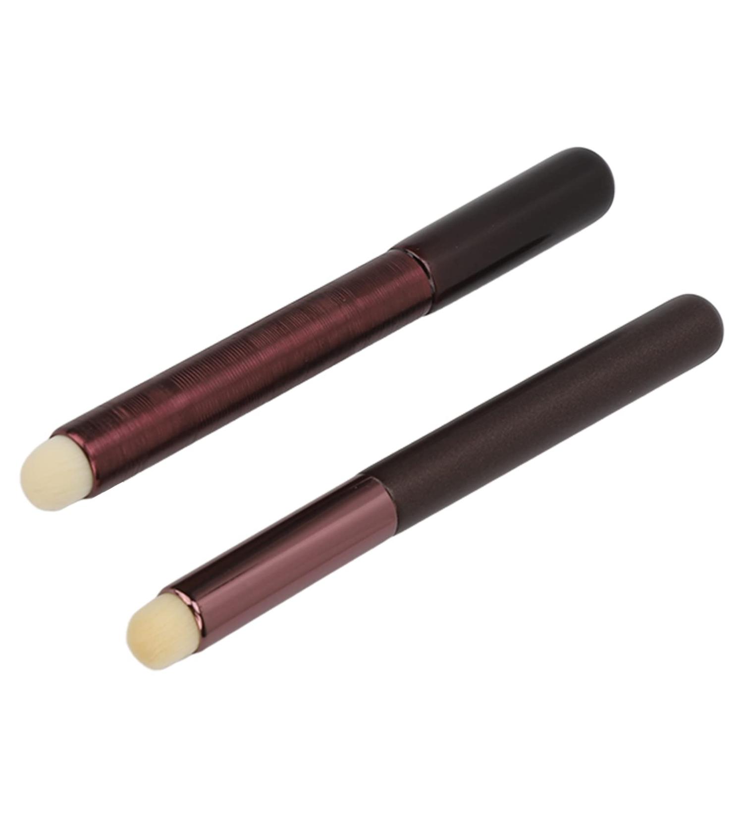 Blurred Lip Lines Easy Cleaning Dual Use Artificial Fiber High-Density Professional Lip Concealer Brush Item Type: Round Tip Lipstick Smudge Brush Material: Artificial Fiber - Buy Online on GoSupps.com