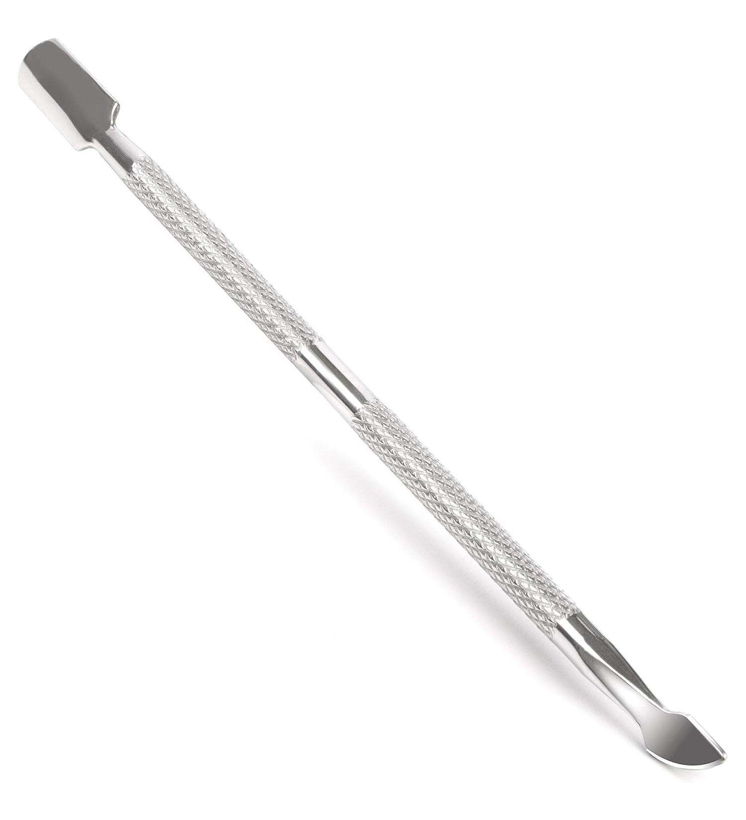Cuticle Pusher Stainless Steel Dual Head Nail Cuticle Cleaner for Nail Polish Remover Gel Nail Remover for Removing Dead Skin - Buy Online on GoSupps.com