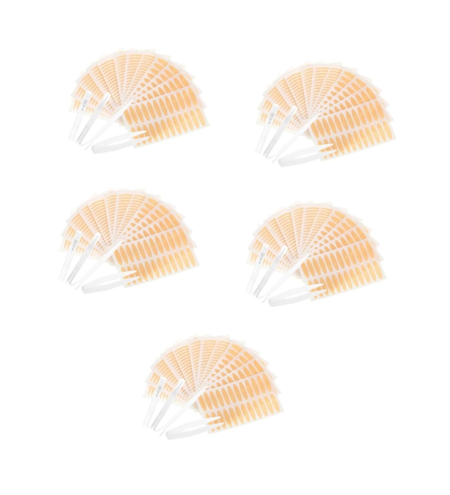 POPETPOP Decal Stickers 5 Sets Double Eyelid Sticker Set Double Eyelid Stickers Eye Lift Tape for Droopy Lids Girls Stickers Makeup Stickers Hooded Eyelid Lifter Styling Cream Eyes Plastic - Buy Online on GoSupps.com