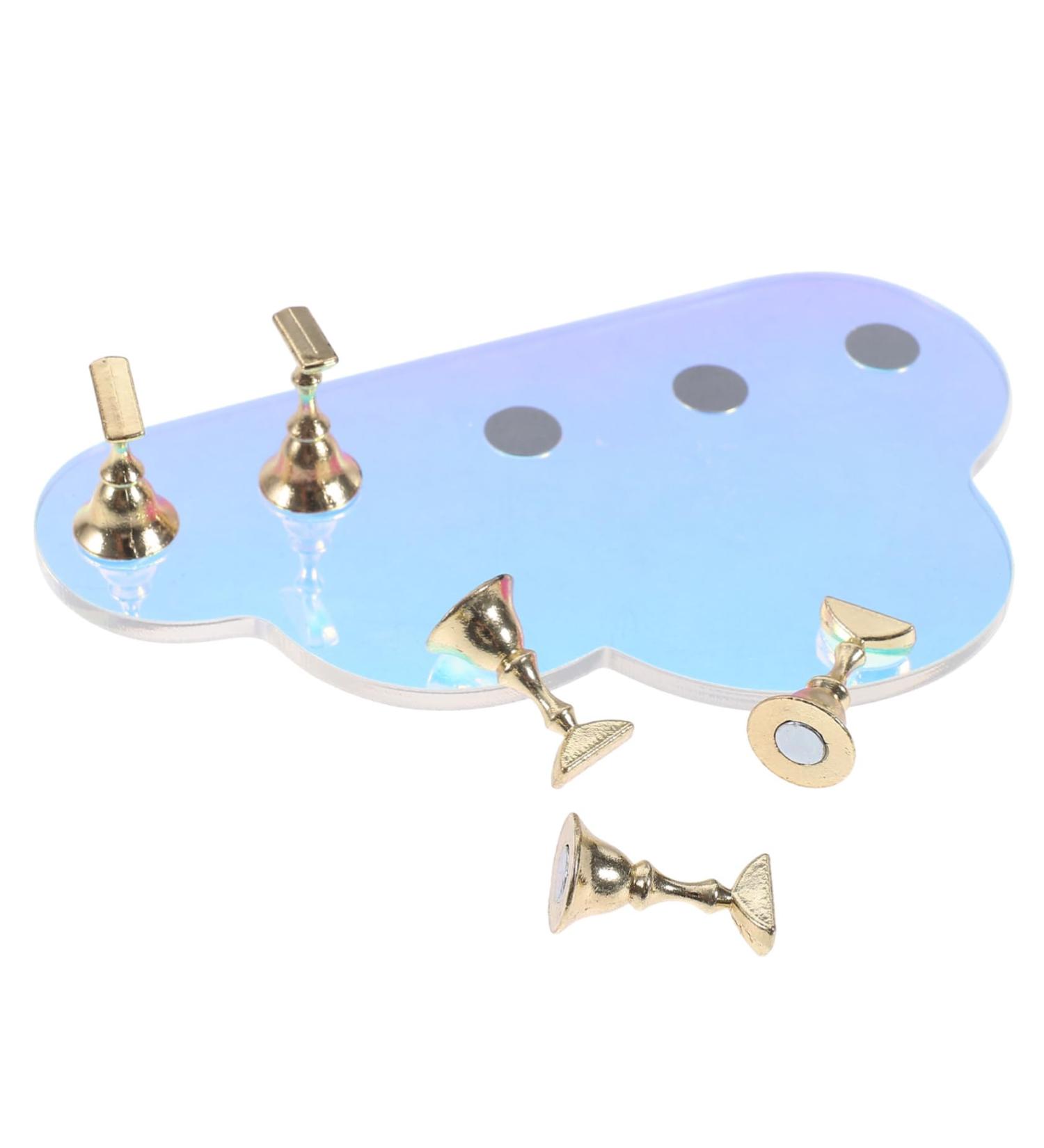 minkissy 1 Set Nail Tools Nail Holder for Painting Nails False Nails Display Holder Nails Tips Display Stand Press on Fake Nails Stand Press on Nails Holder Bracket Acrylic Symphony - Buy Online on GoSupps.com