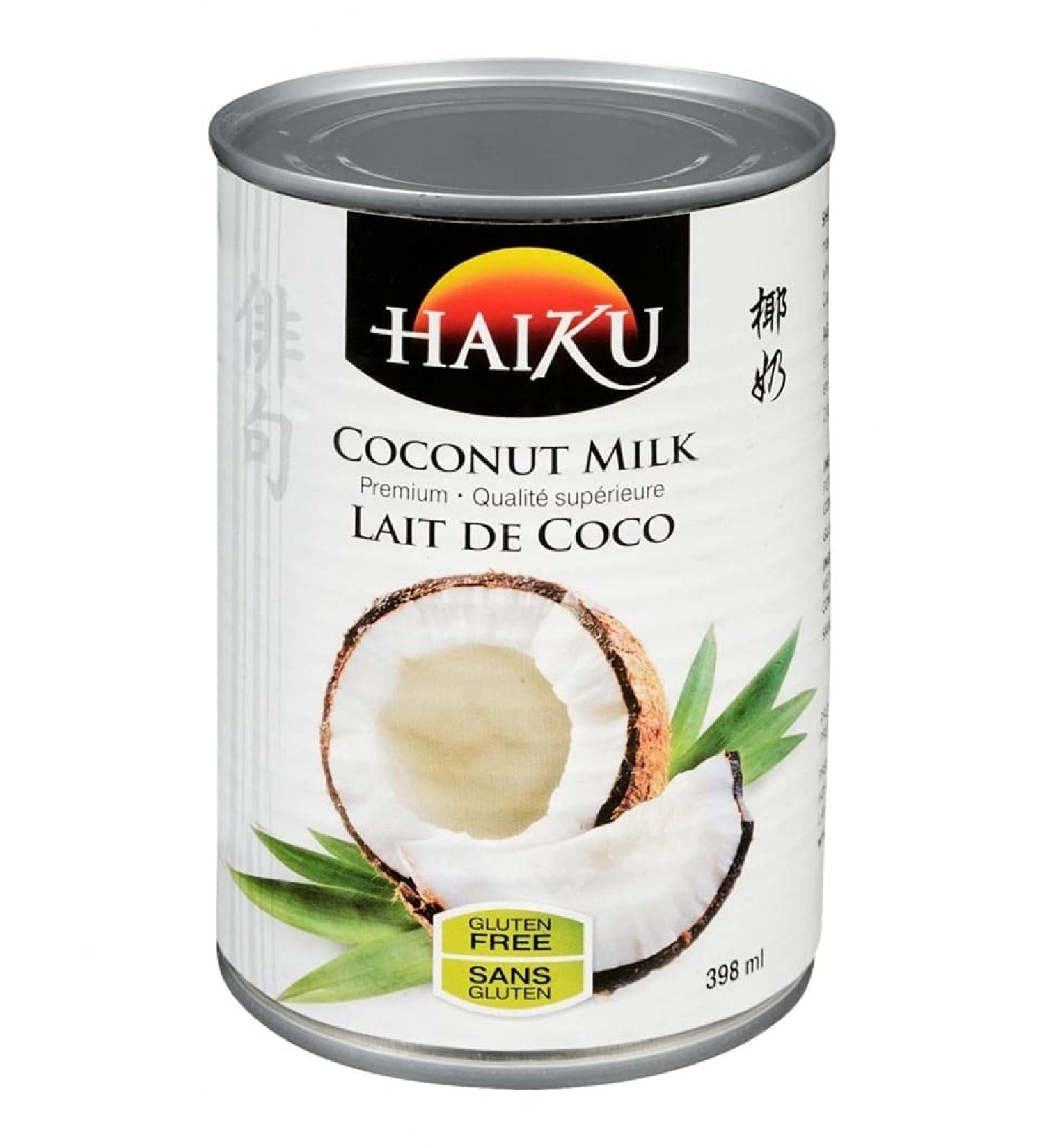 Coconut Milk Haiku Premium Asian Cuisine Great Tasting Add to Your Favourite Dish Dairy Free Gluten Free 398ml 398 ml (Pack of 1) - Buy Online on GoSupps.com