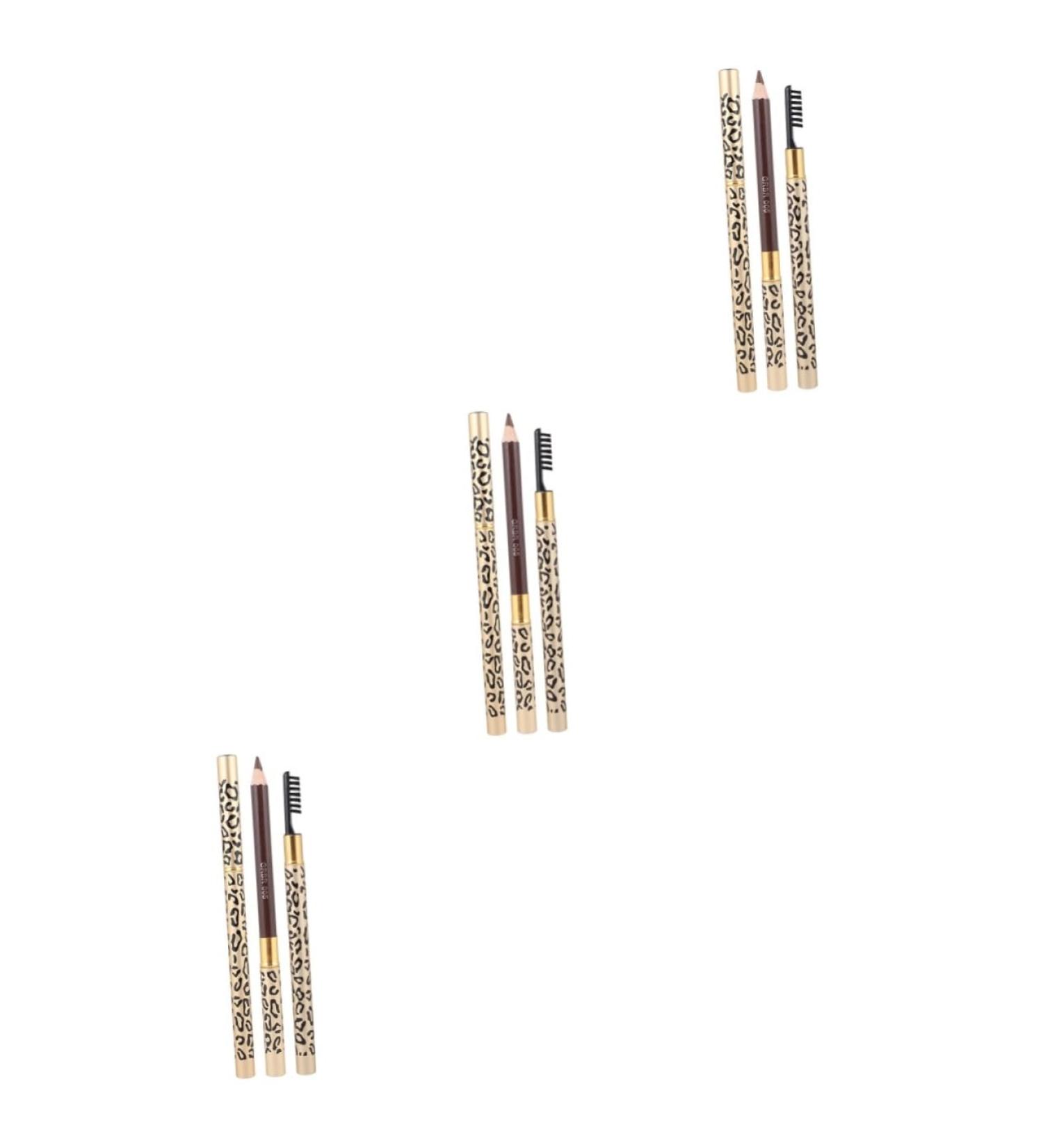 Beavorty Eyebrow Brush 6 pcs brow pencil black pencils Eyeshadow Pencil eyebrow pencil cosmetic double head Miss - Buy Online on GoSupps.com