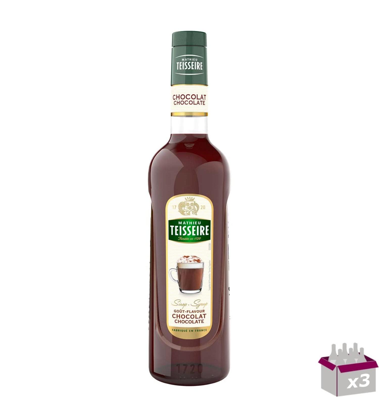 TEISSEIRE Set of 3 Chocolate Syrup 70cl