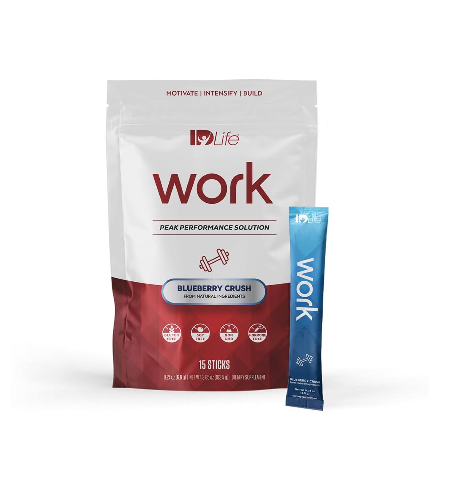 IDLife IDFitness Peak Performance Pre-Workout Powder | Boost Motivation Stamina & Focus - 15 Sticks - International Shipping Available - Buy Online on GoSupps.com