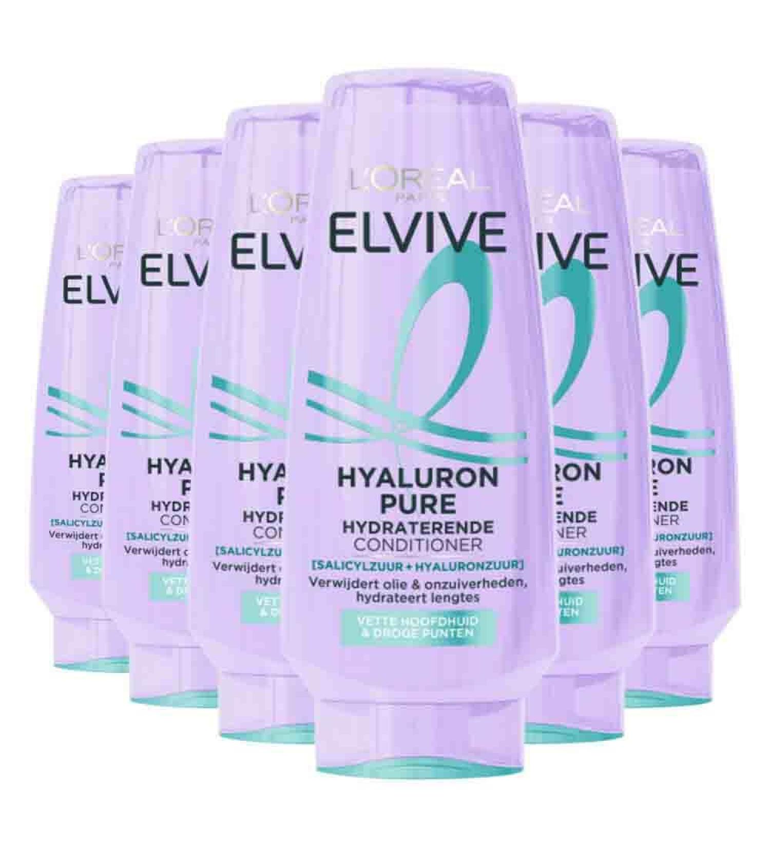 L'Or al L Or al Paris Elvive Hyaluron Pure Conditioner 6x