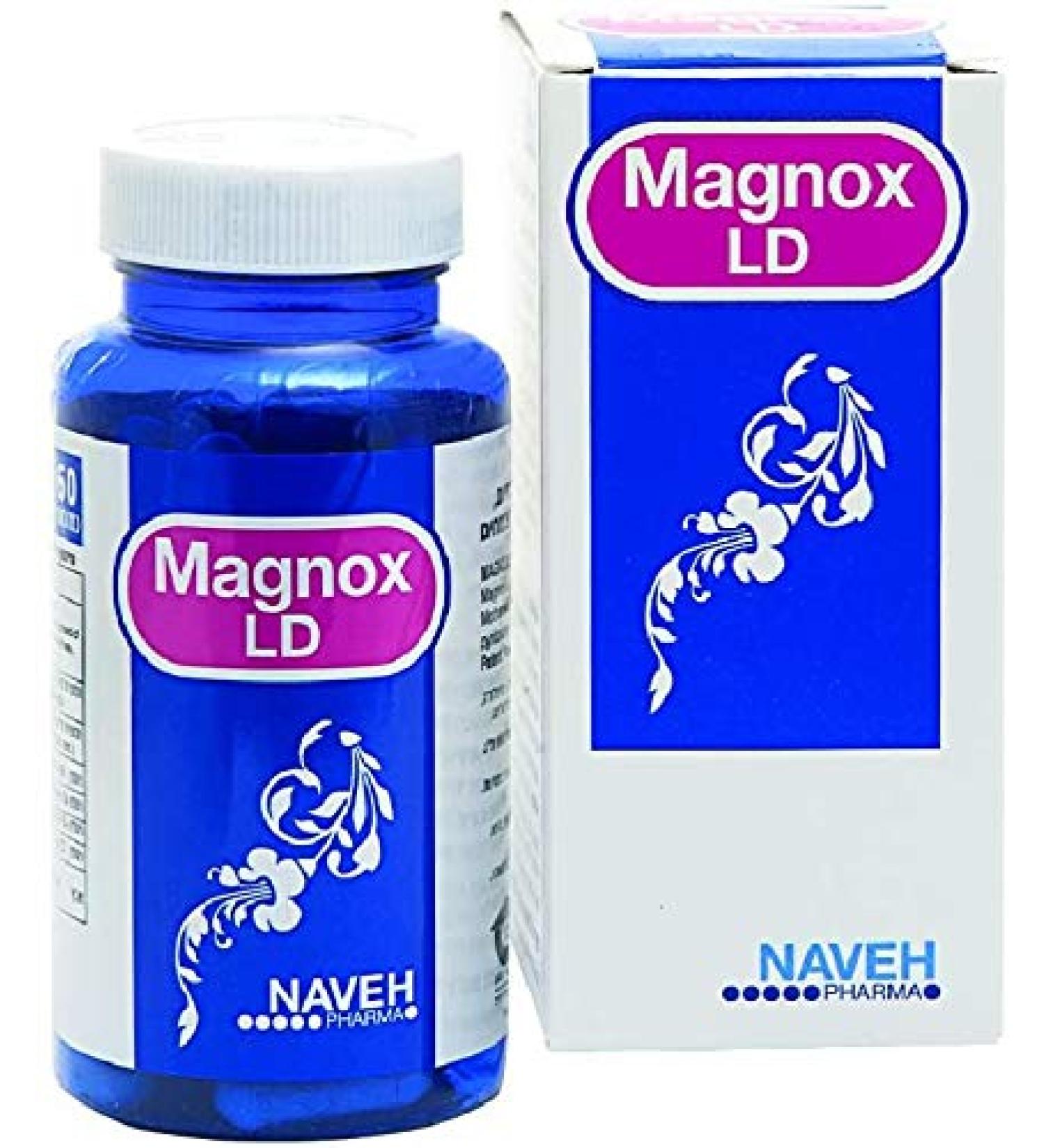 Magnox Lady Magnesium Capsules (60 ct) for PMS & Menopause Symptoms - Naveh Pharma - Buy Online on GoSupps.com