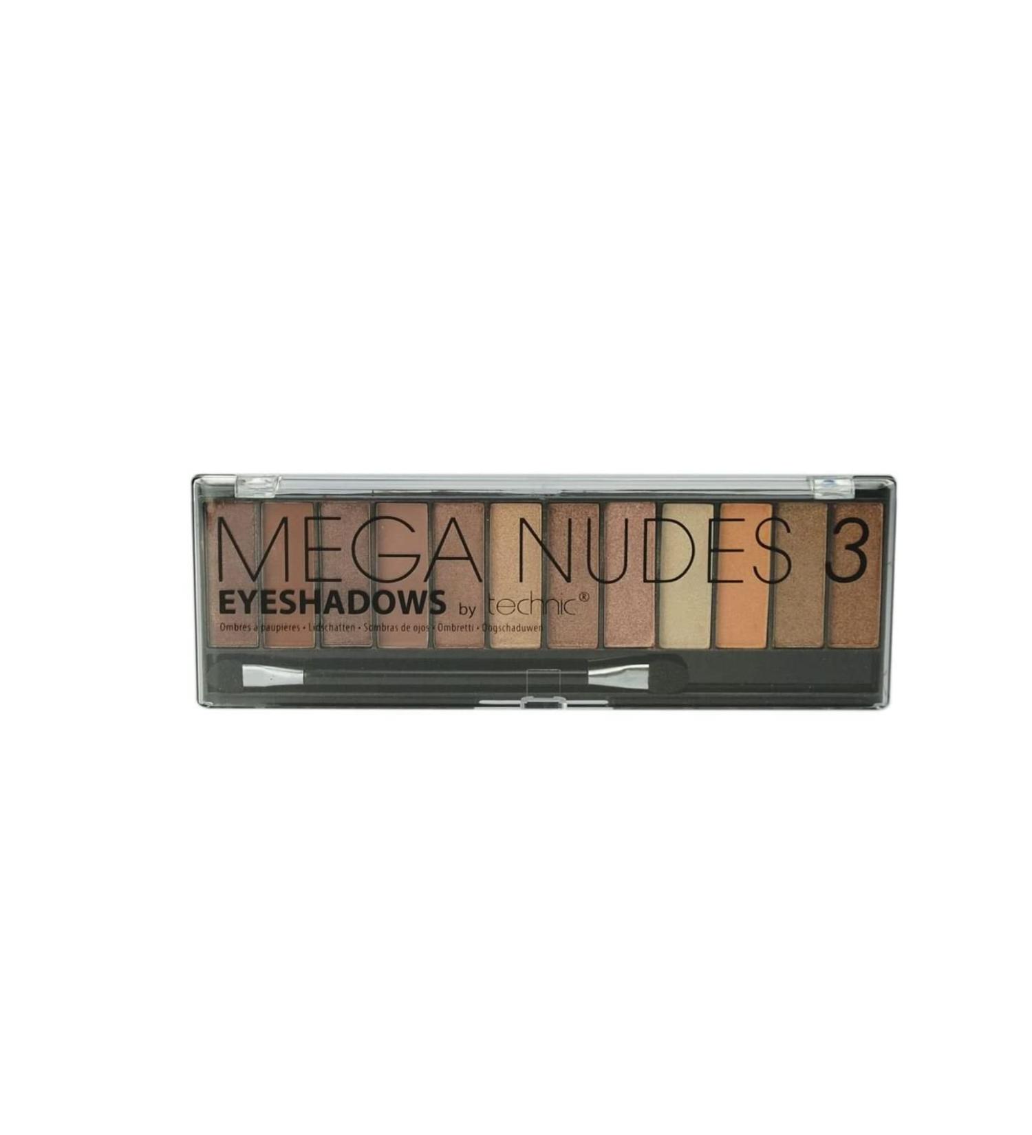 Technic Mega Nudes 3 Eyeshadows