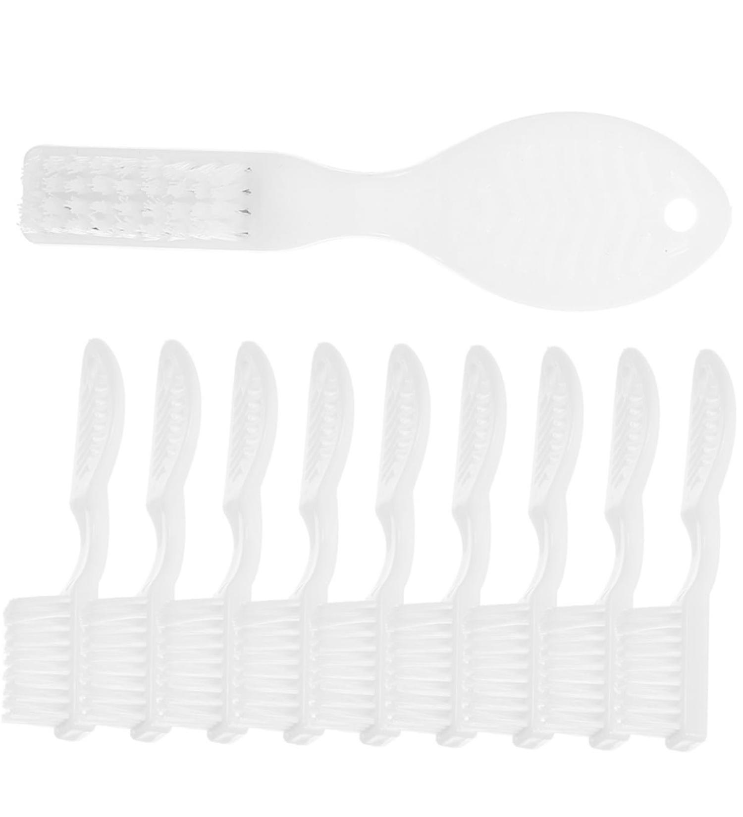 Fomiyes 20-Pack Soft Handle Travel Toothbrushes Thin Design for Home & Travel Gentle Nylon Bristles for Adult & Household Use - Buy Online on GoSupps.com