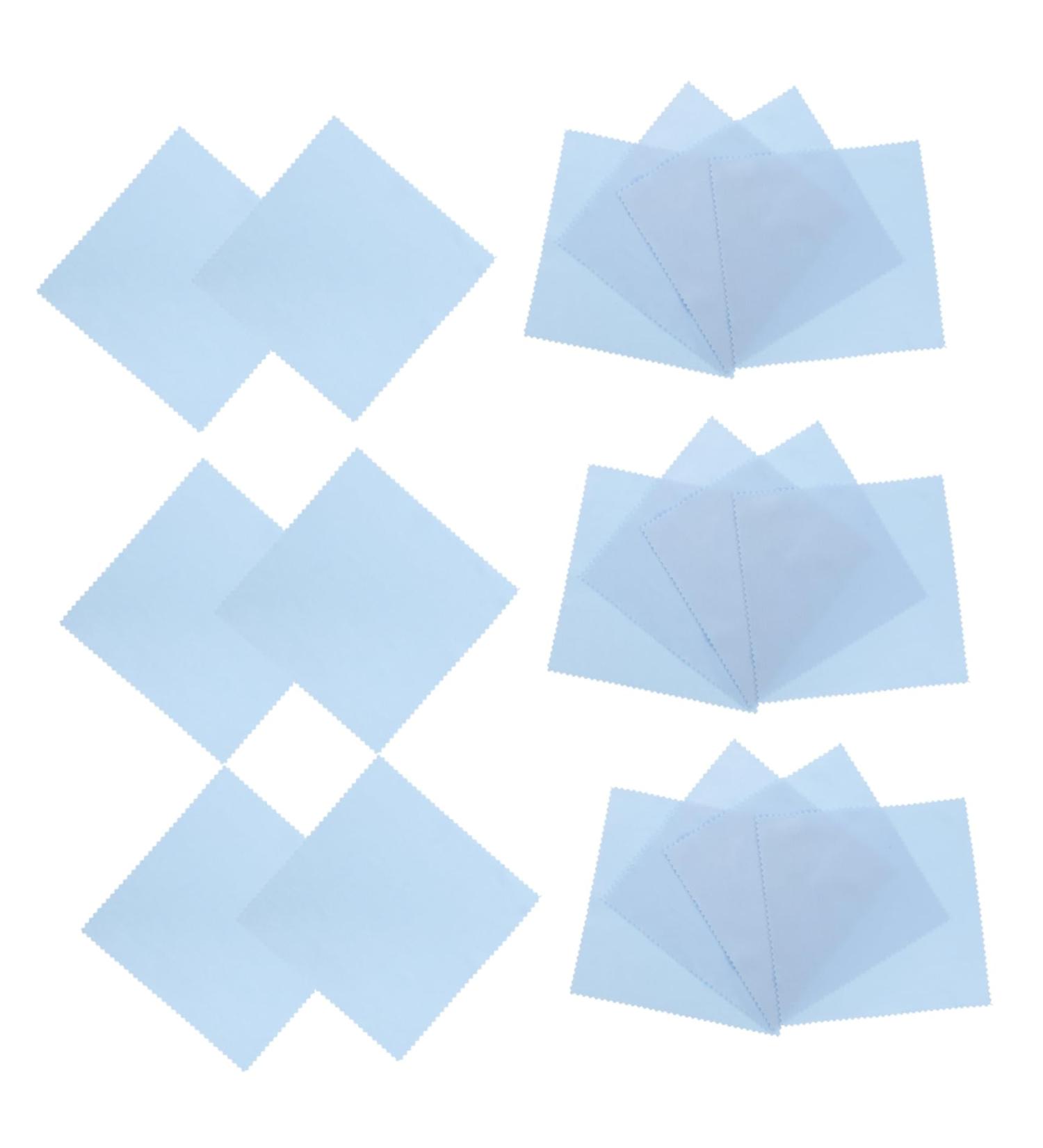 50Pcs Glasses Cleaning Cloths - Soft Lens Wipes for Glasses Monitors & Camera Lenses - Eyeglass Fiber Cloths for Streak-Free Cleaning - Buy Online on GoSupps.com