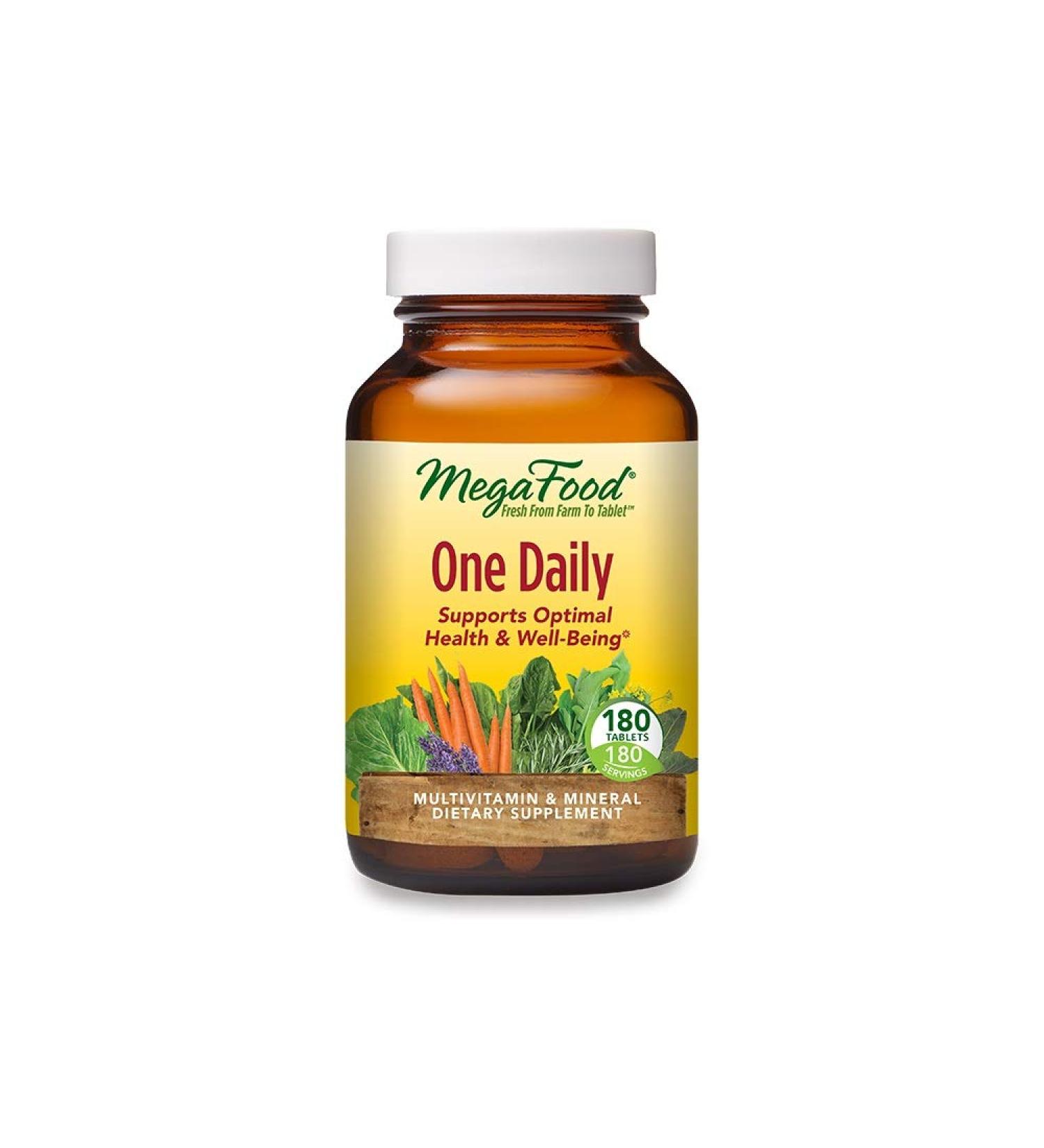 Buy MegaFood One Daily Multivitamin - 180 Tablets for Optimal Health - Buy Online on GoSupps.com