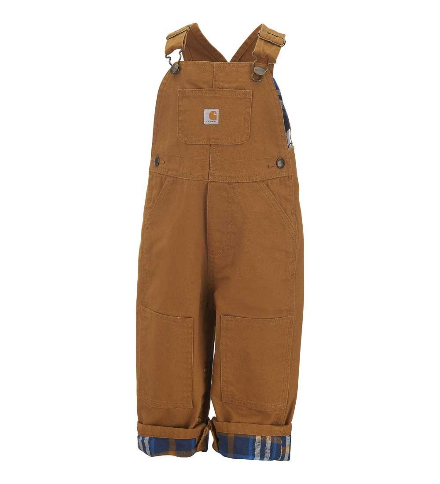 Carhartt Baby-Boys Infant Canvas Bib Overall 12 Months Carhartt Brown