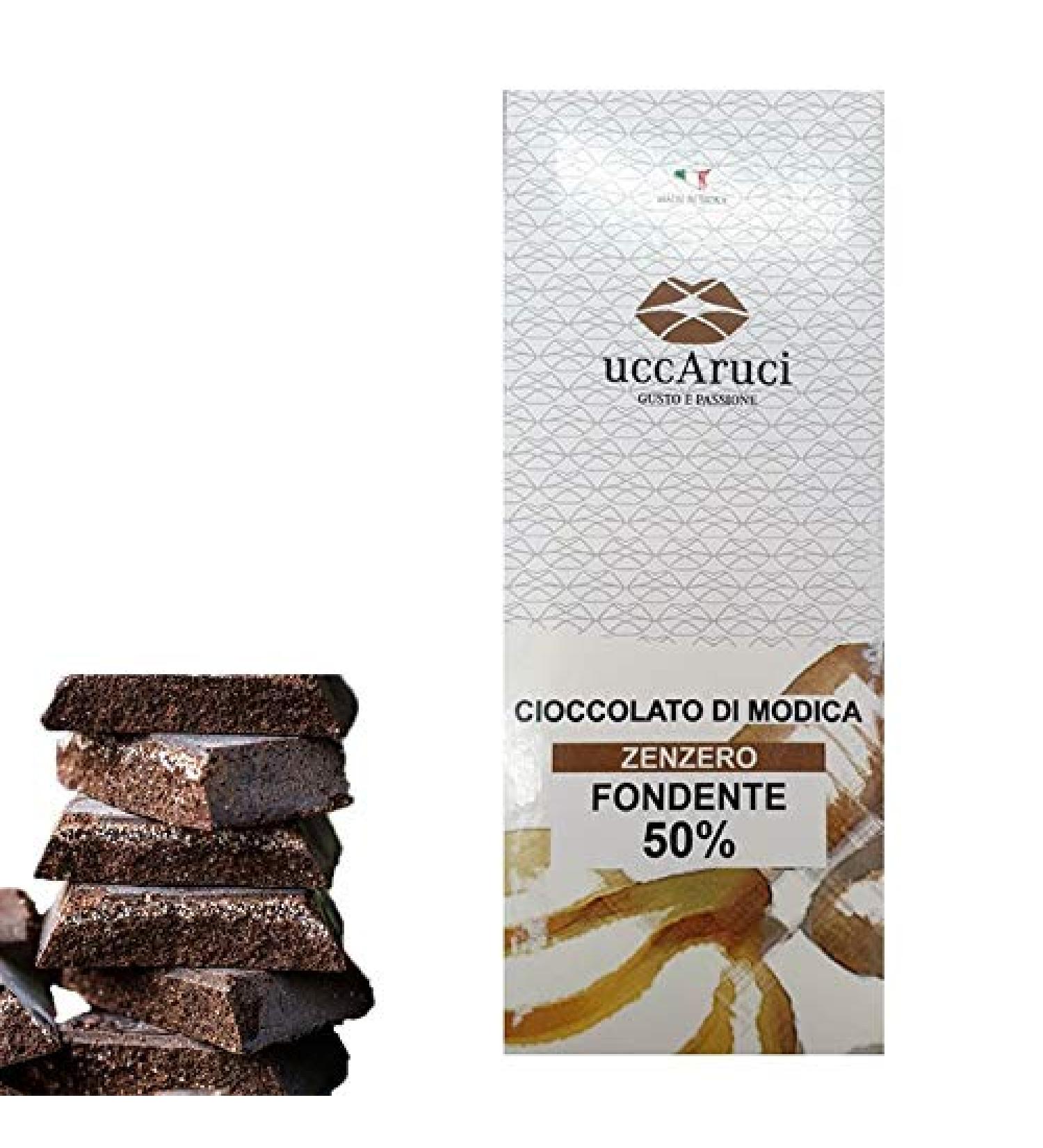 Modica Zenzero Chocolate 100g - UCCARUCI - Offer 5 Pieces