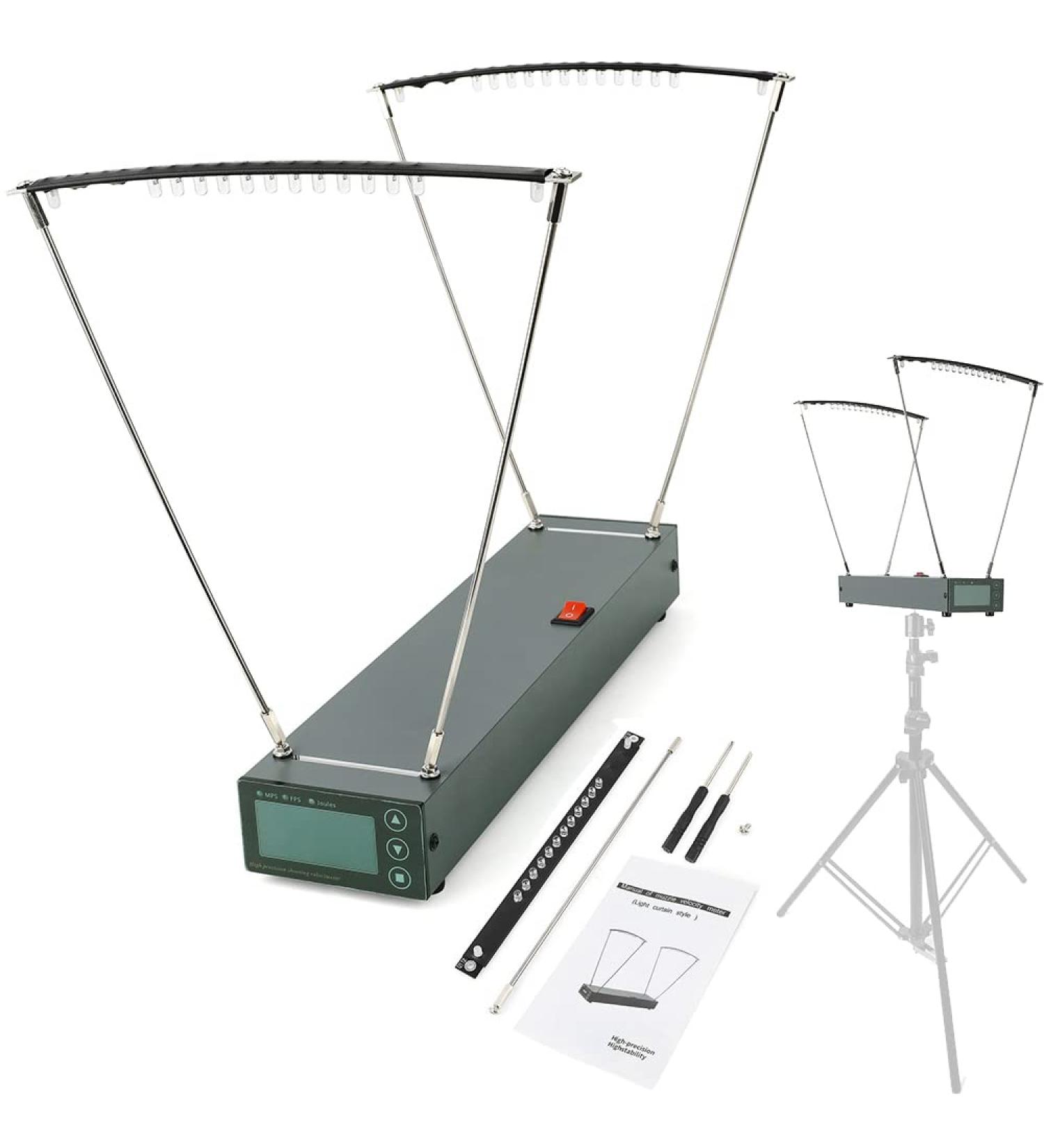 Buy Wolfman Archery Velocimetry Speed Meter - Professional FPS & M/S Chronograph for Accurate Arrow & Steel Ball Measurement - Buy Online on GoSupps.com
