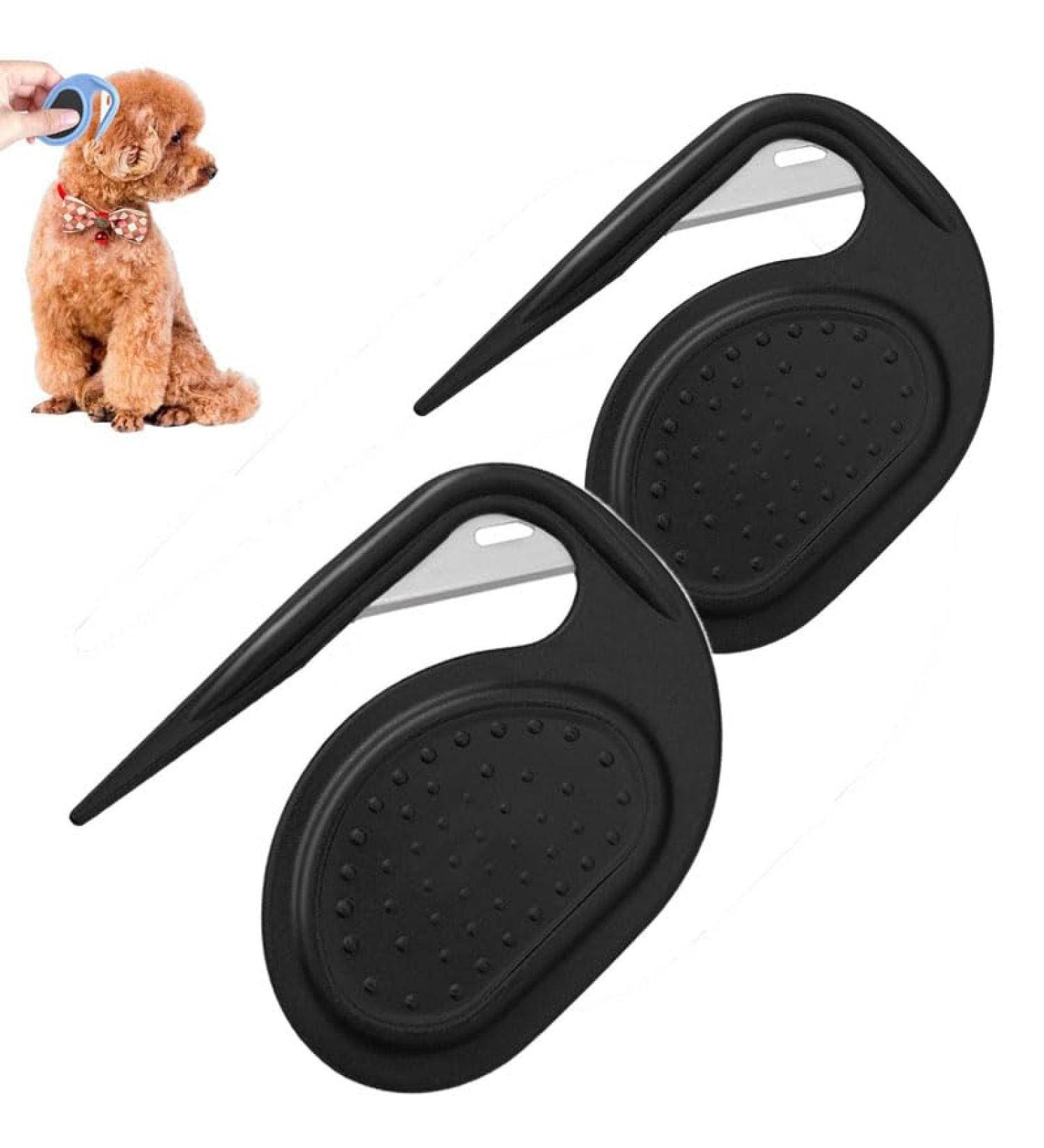 Professional PET Knotting Comb & De-Filting Knife for Dogs & Cats - Remove Mats & Debris Easily! - Buy Online on GoSupps.com