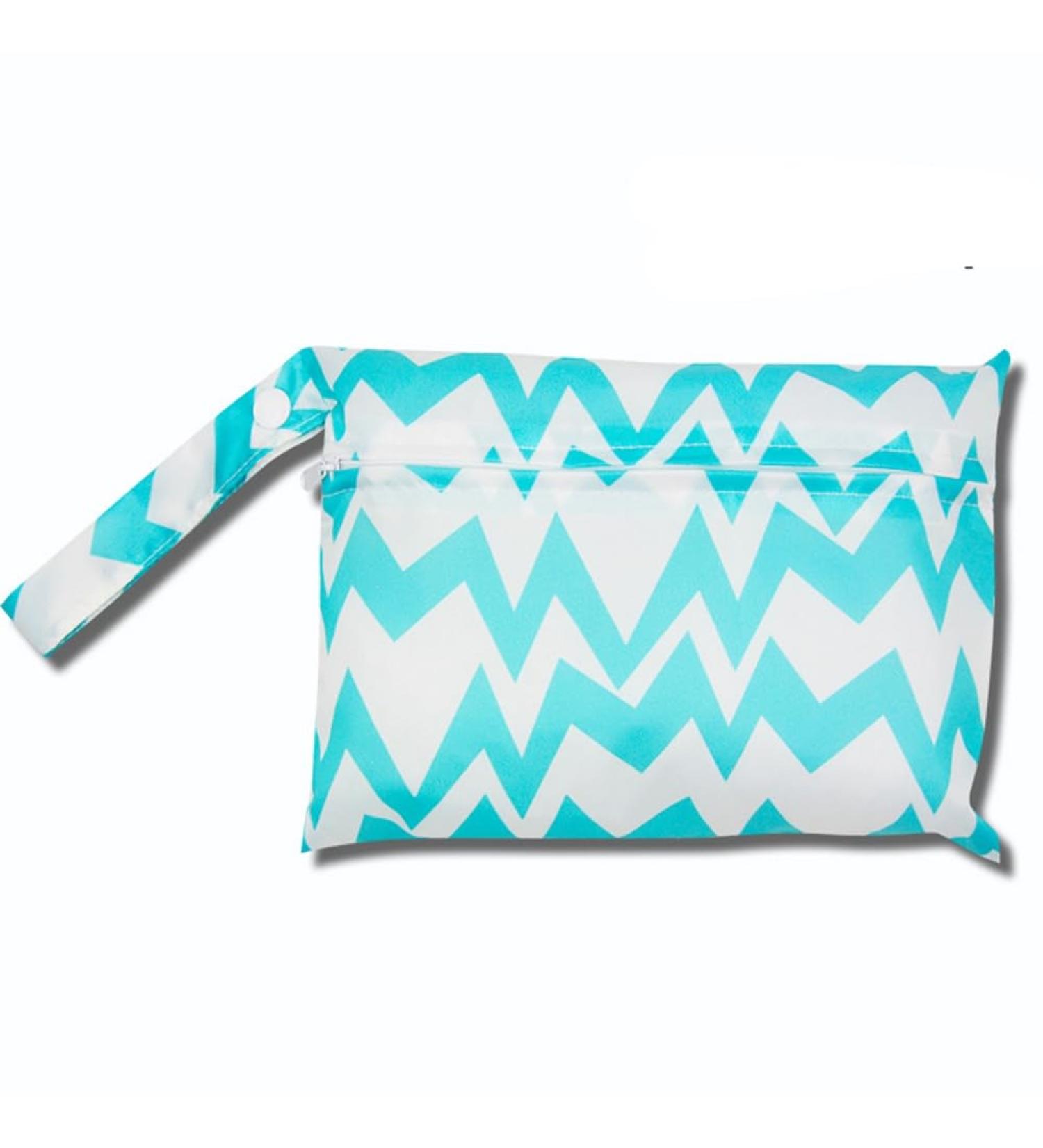 Qiantull Mini Diaper Bag - Waterproof Animal Pattern Wet/Dry Organizer | 22x15cm Travel Bag for Beach & Swimming - Buy Online on GoSupps.com