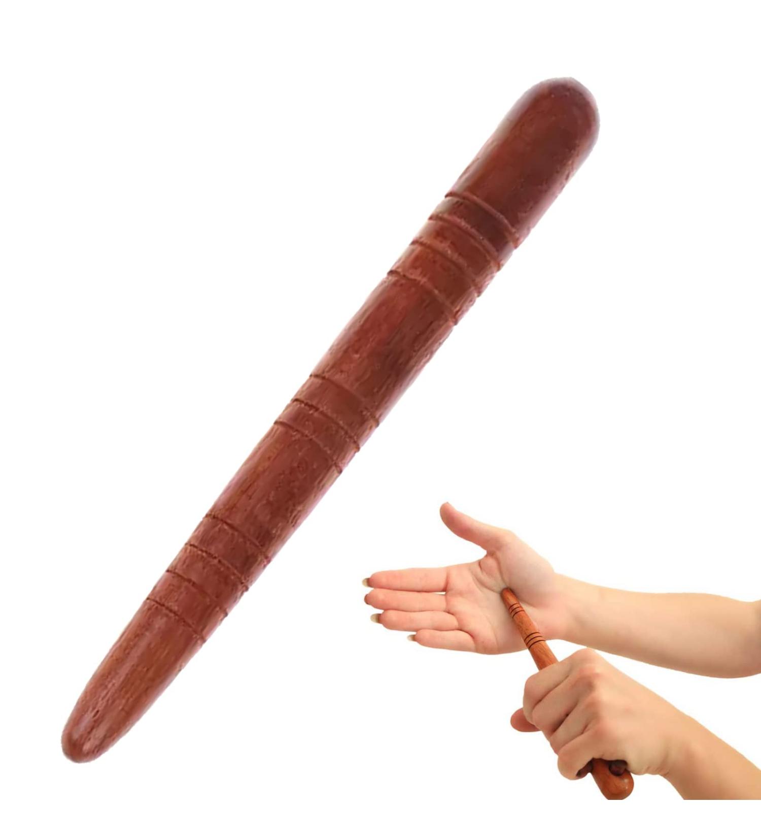 Massage Wood Tools: Acupressure Pen & Trigger Point Massager for Pain Relief | Muscle Roller for Back Shoulder & Foot Relaxation - Buy Online on GoSupps.com